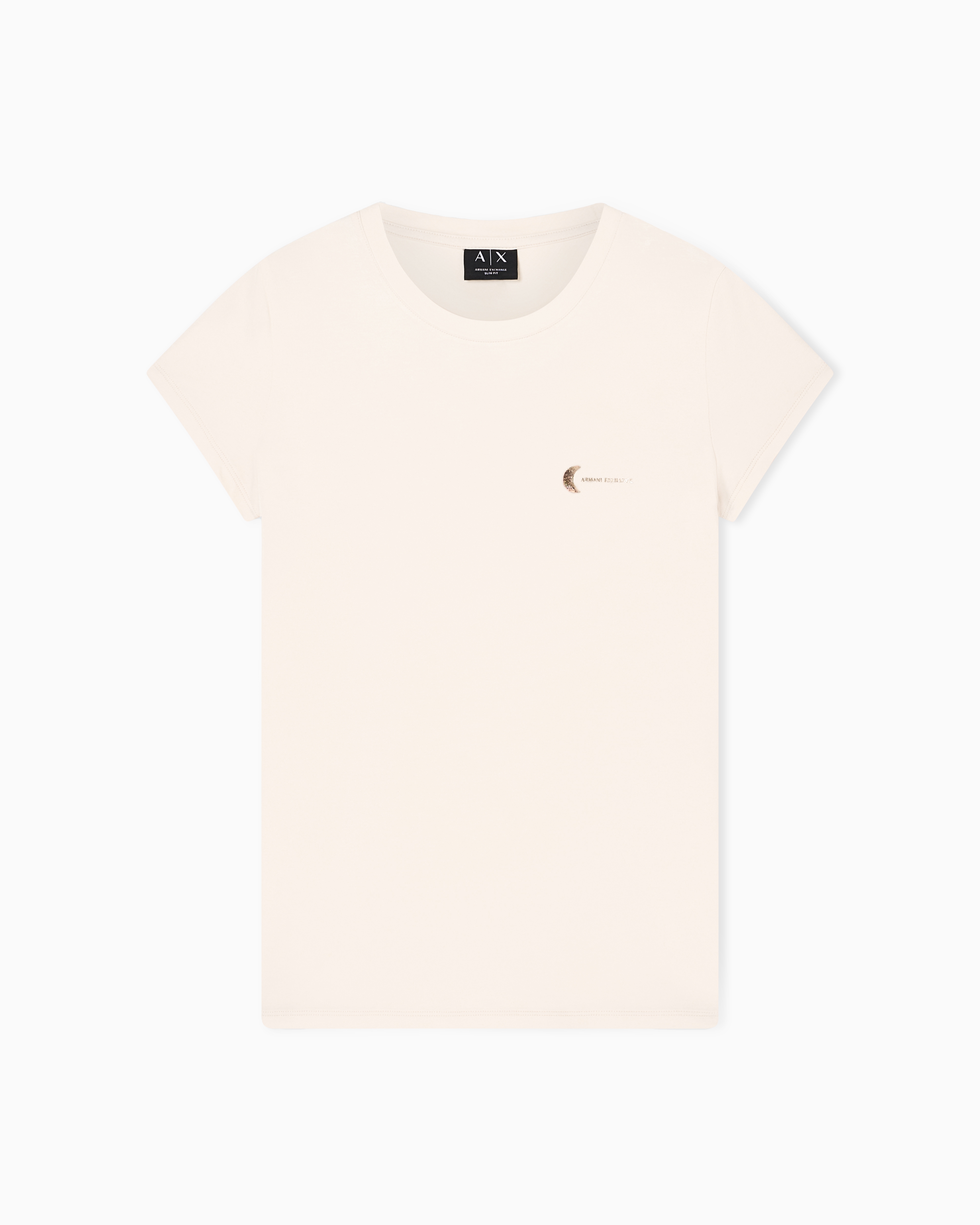 Armani Exchange Slim Fit T-shirts In Pink