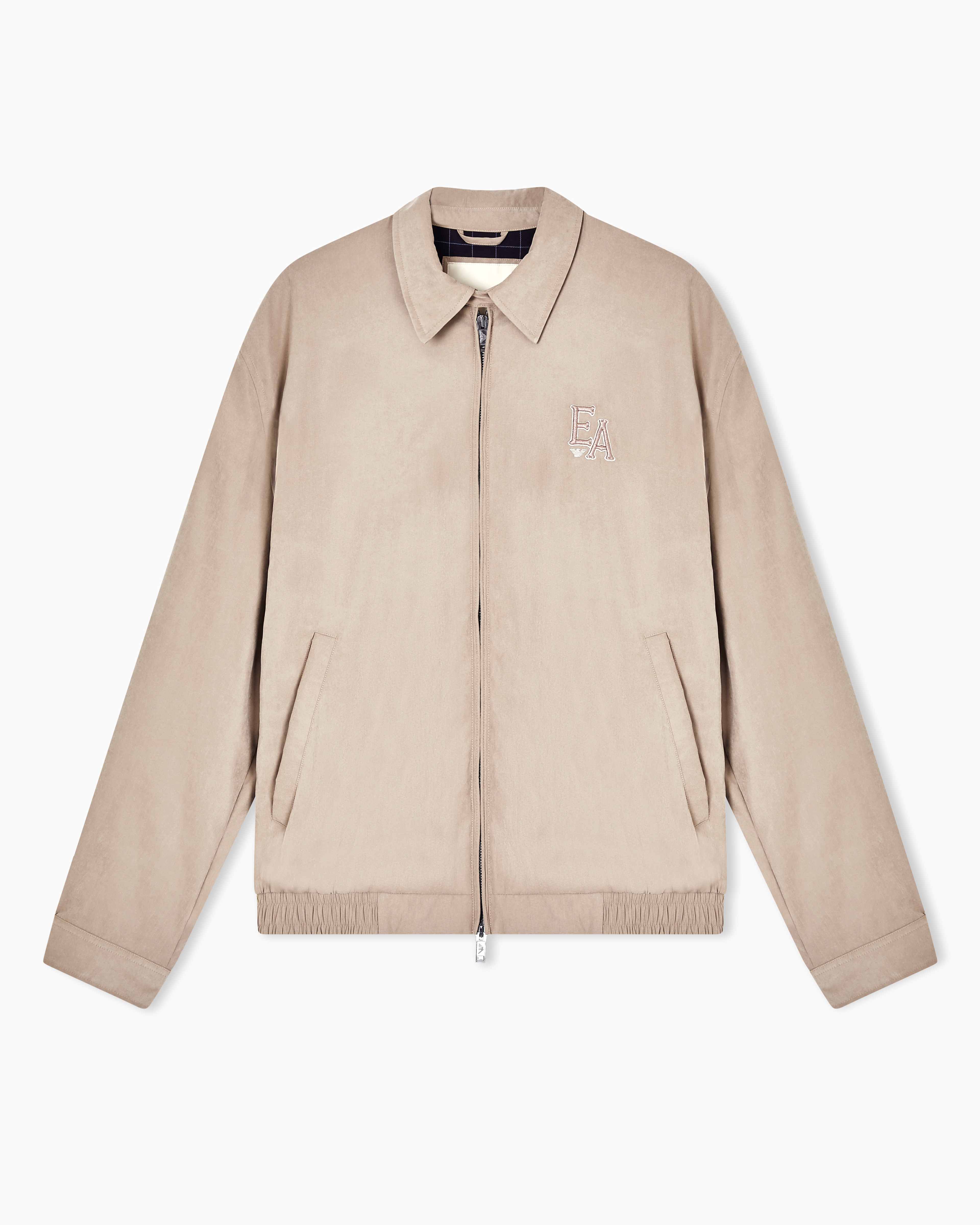 Emporio Armani Beige Eagle Club Nylon Blouson