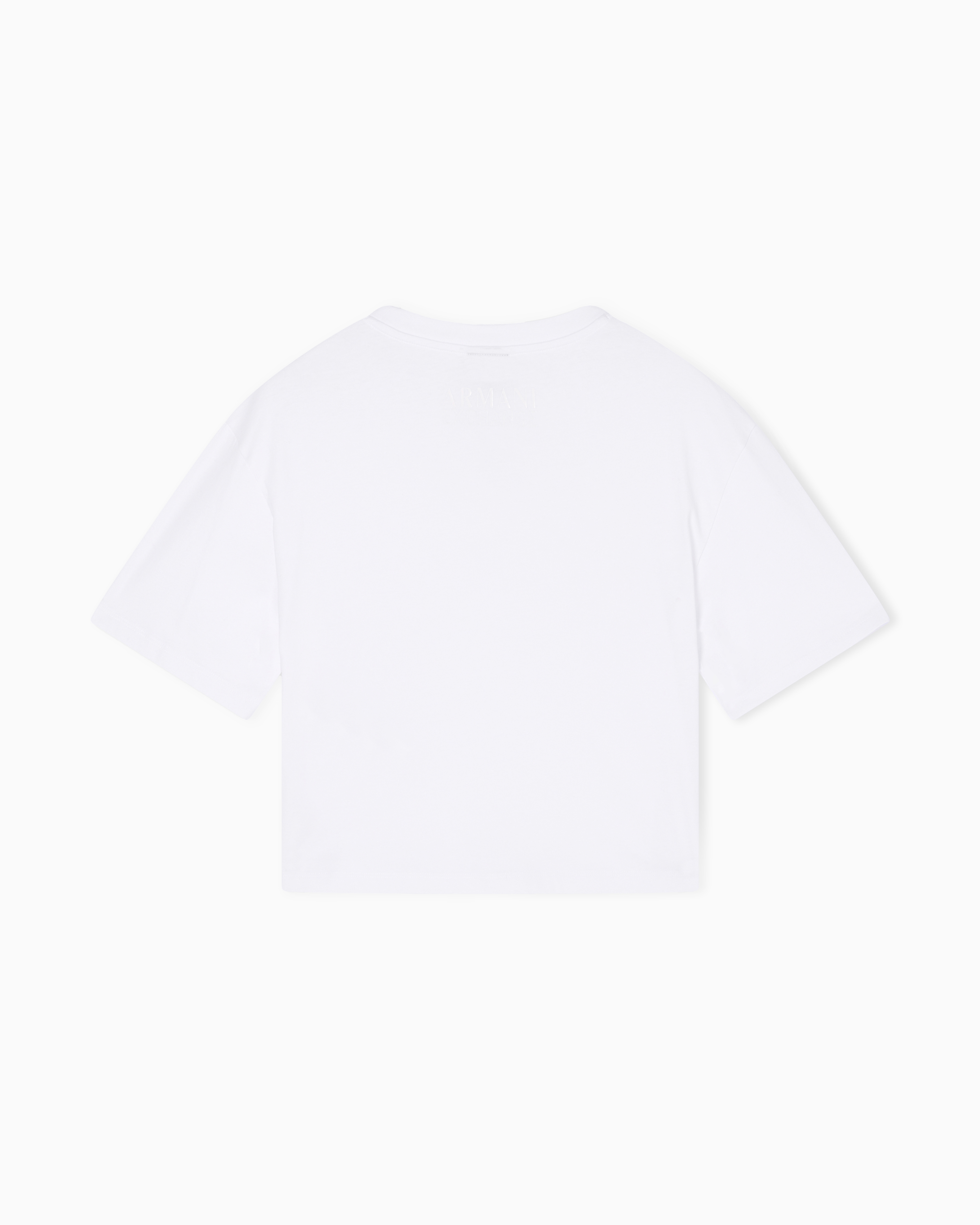 Armani Exchange Cropped T-shirts In White