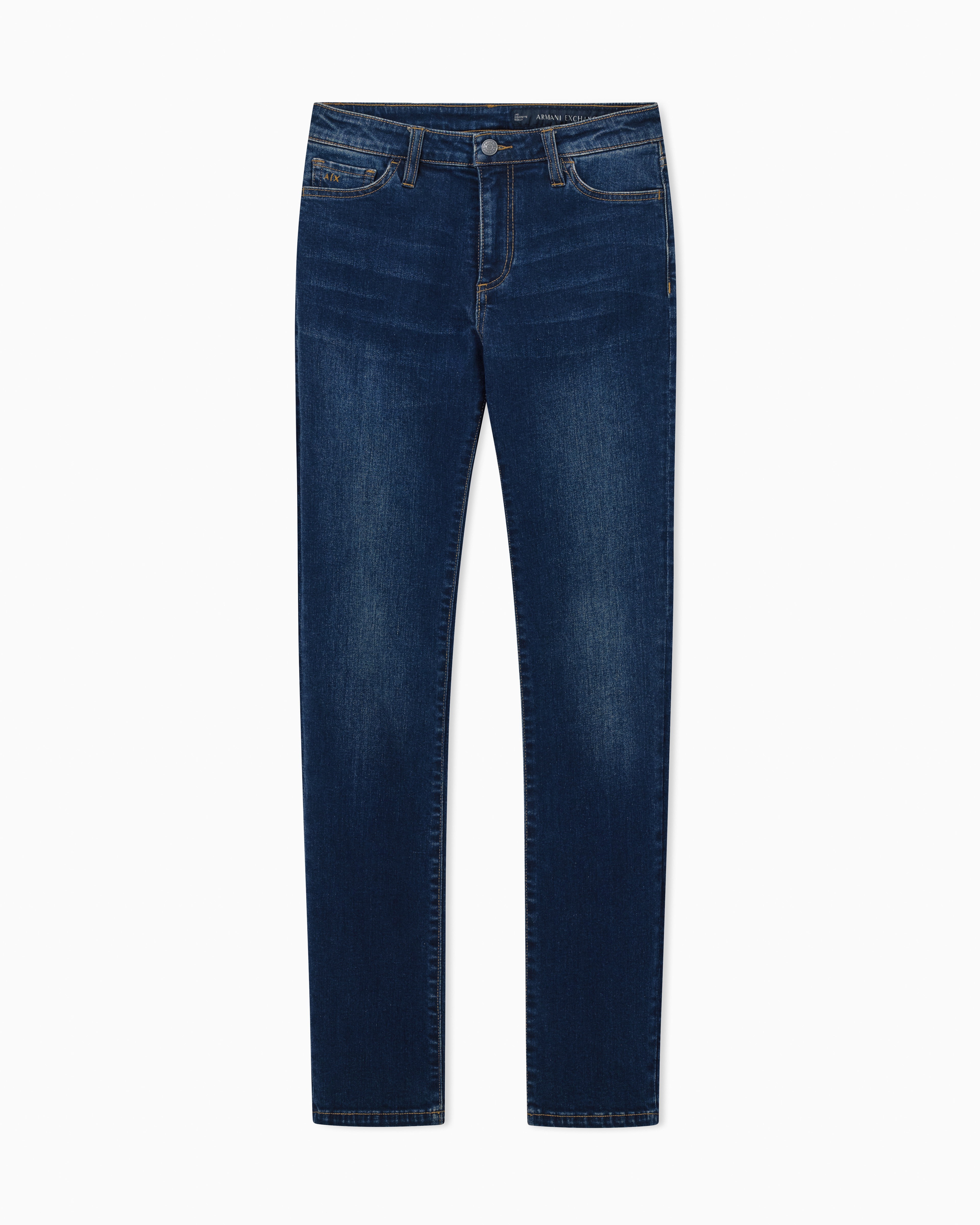 Armani Exchange Blue Slim Fit Stretch Denim Jeans Indigo