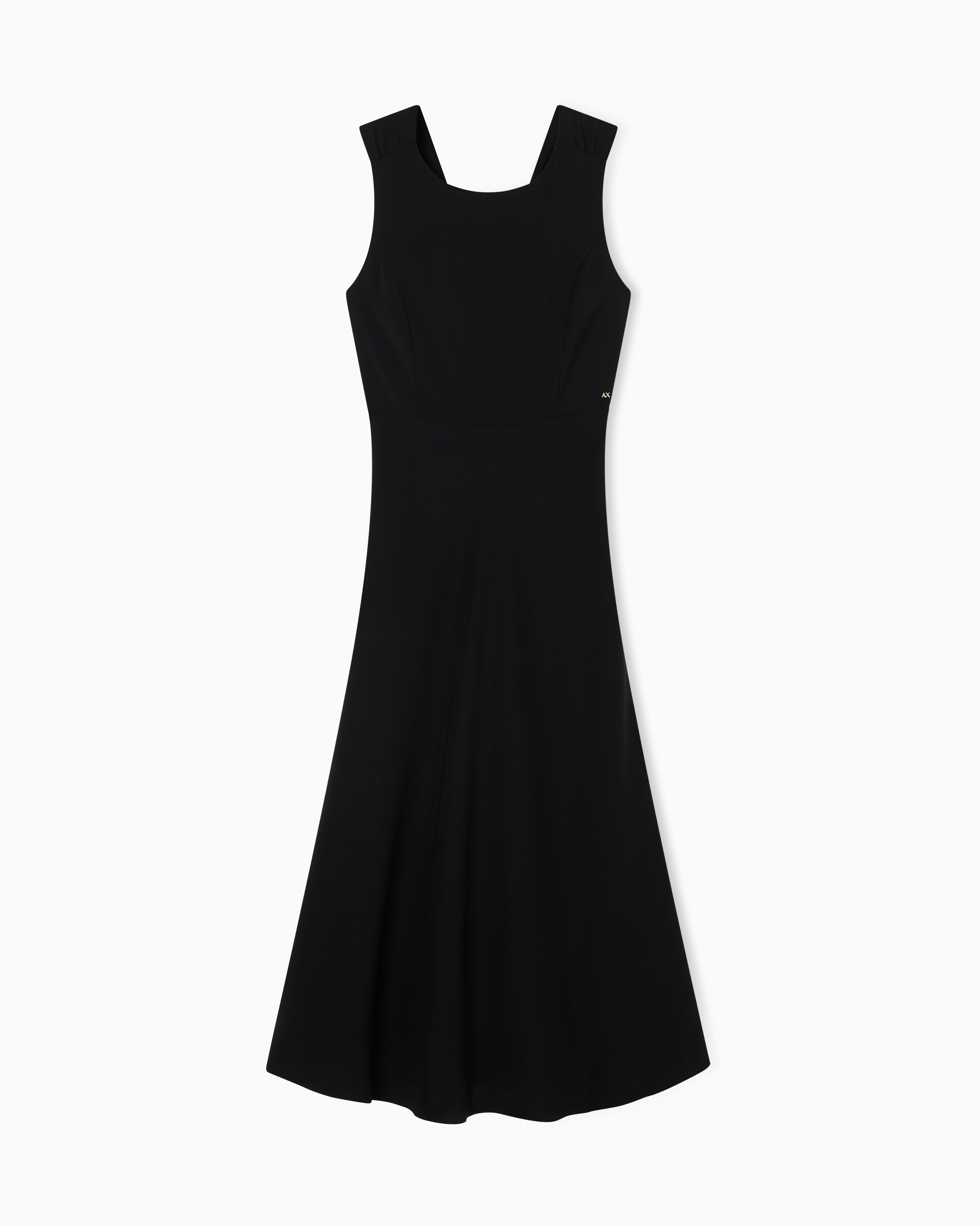 Armani Exchange Midi Dresses In Black