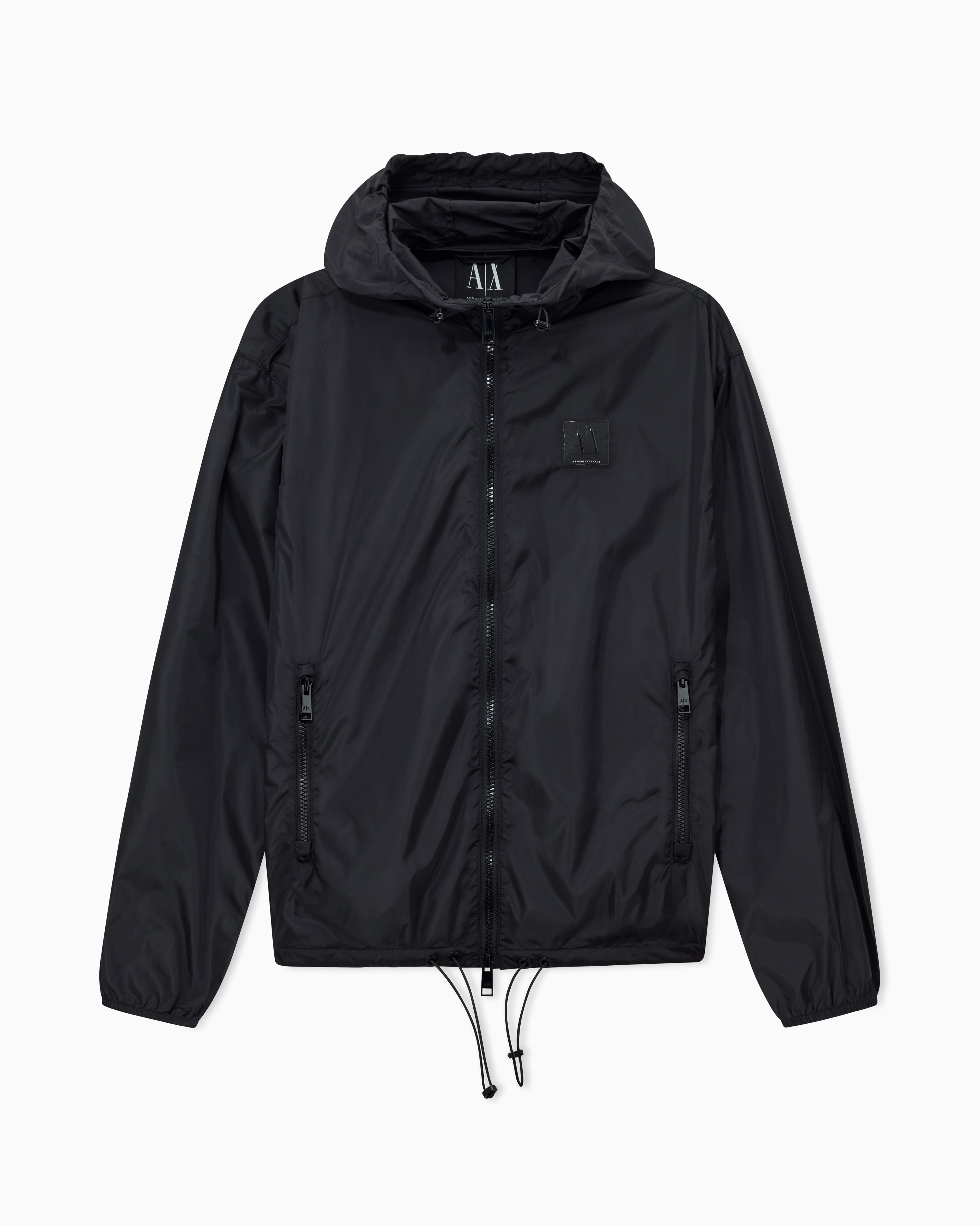 Armani Exchange - Windbreakers, Woman, Black, Size: