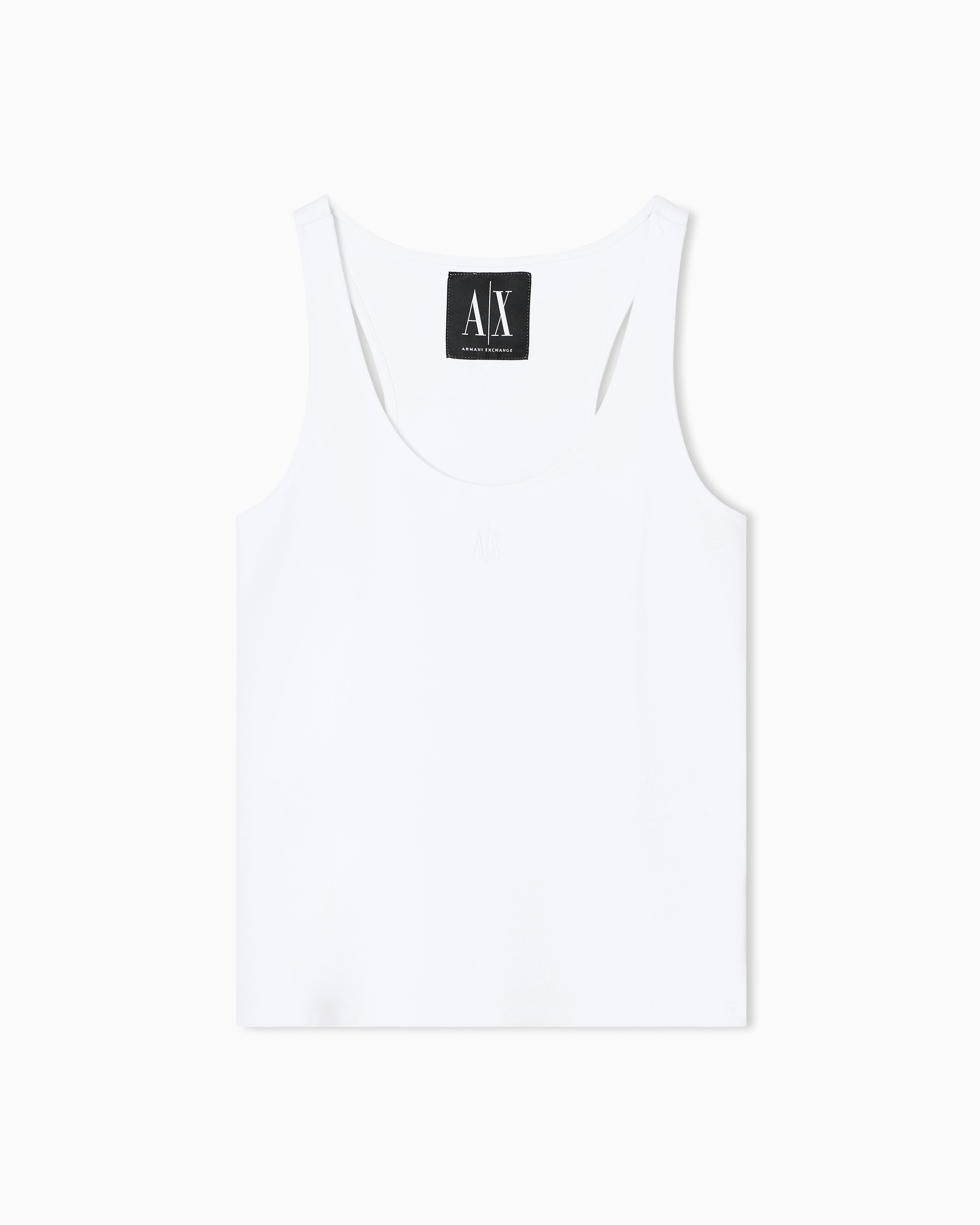 Jersey tank top with logo