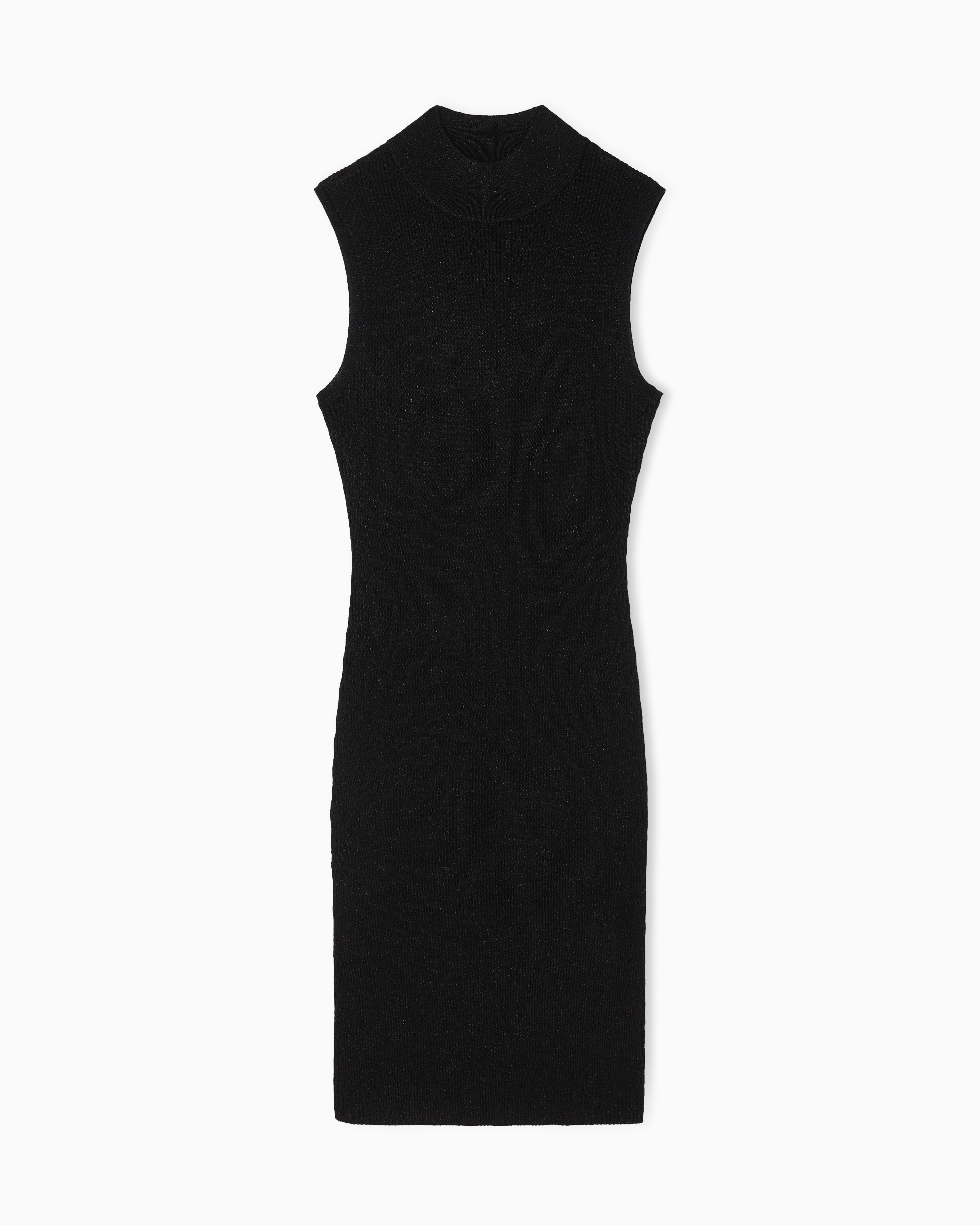 Armani Exchange Midi Dresses In Black