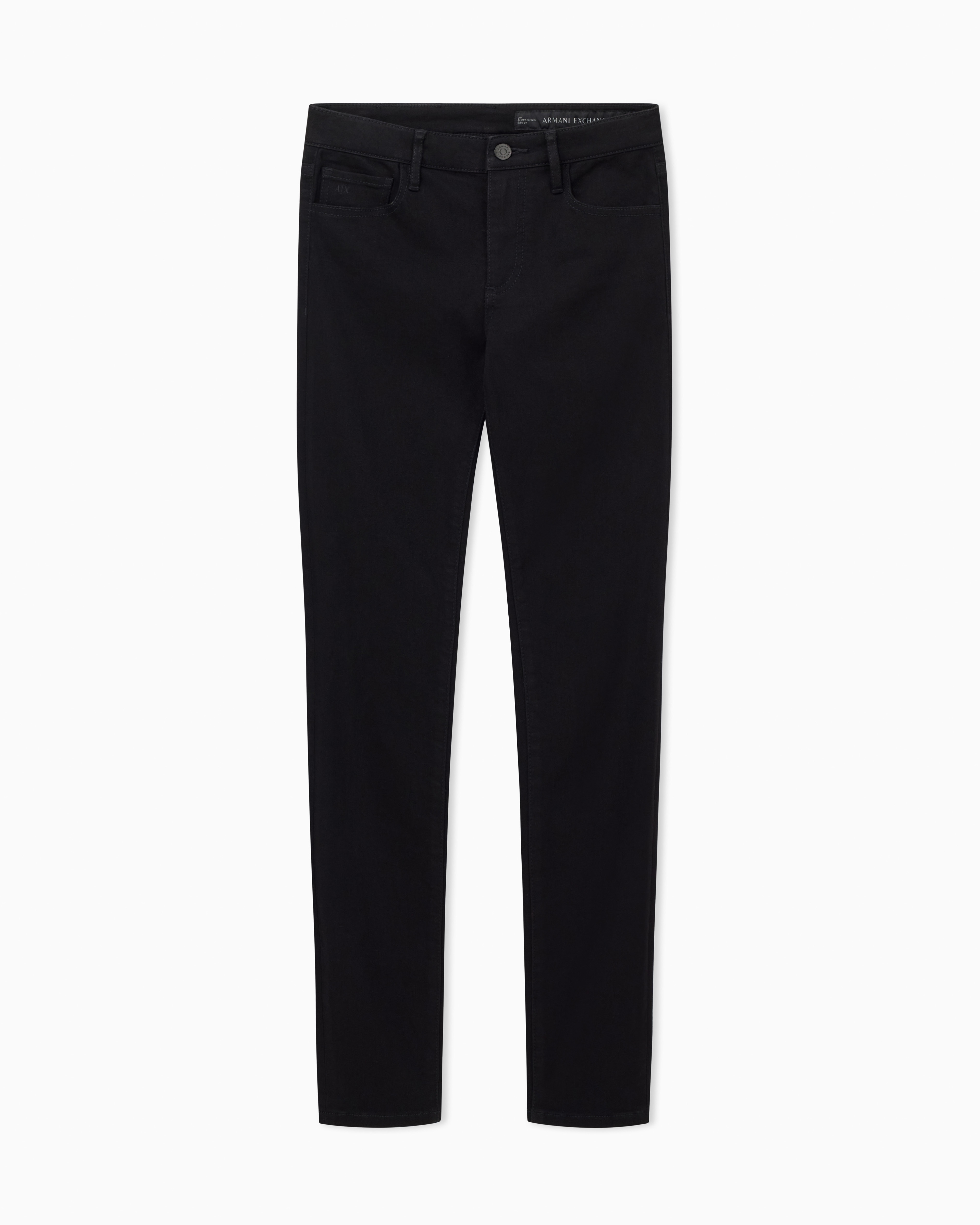 Armani Exchange - Super Skinny Jeans, Woman, Black, Size: