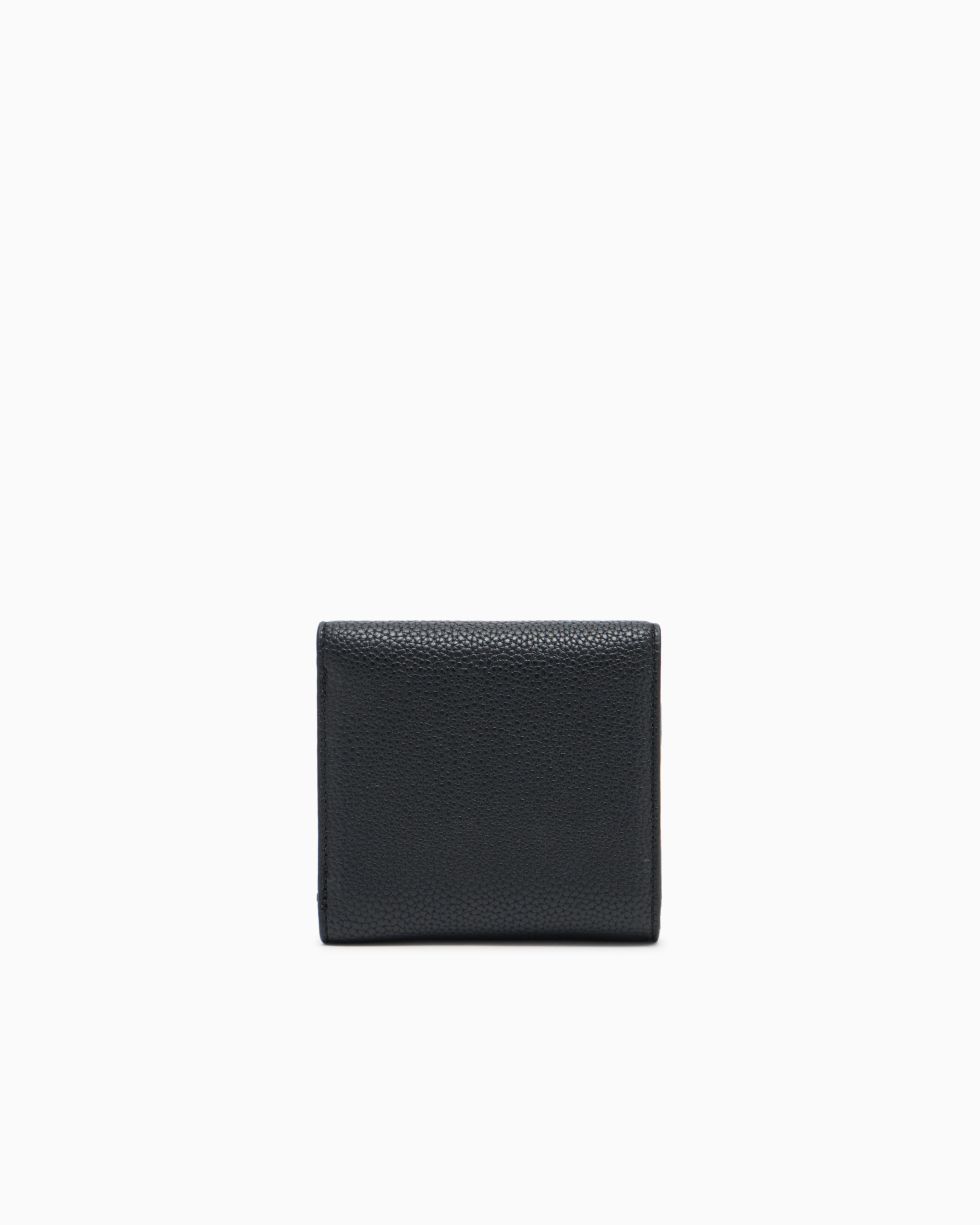 Armani Exchange - Mini wallet with shaped stitching, Woman, Black, Size: TU