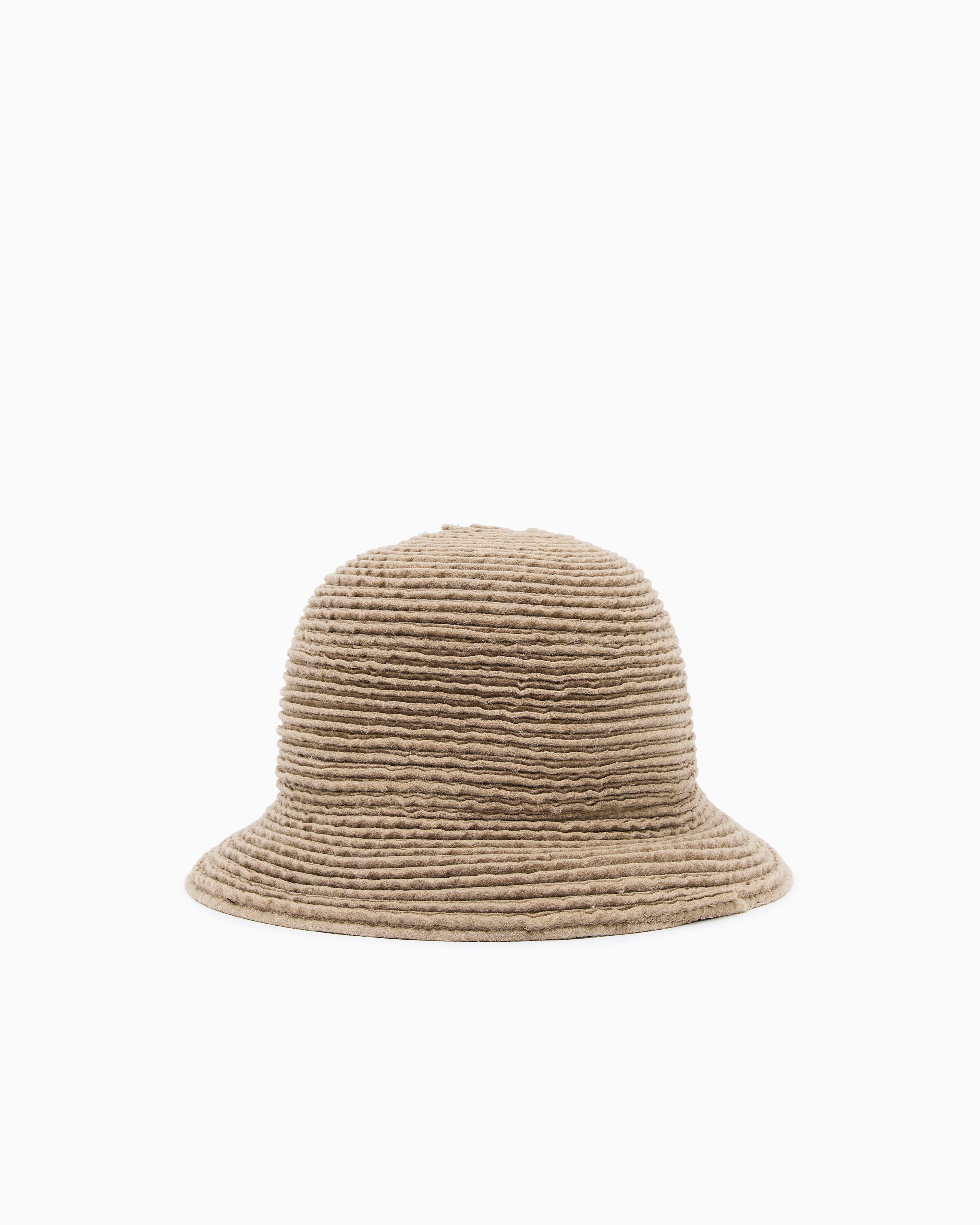 Giorgio Armani Hat In Wool Webbing In Brown