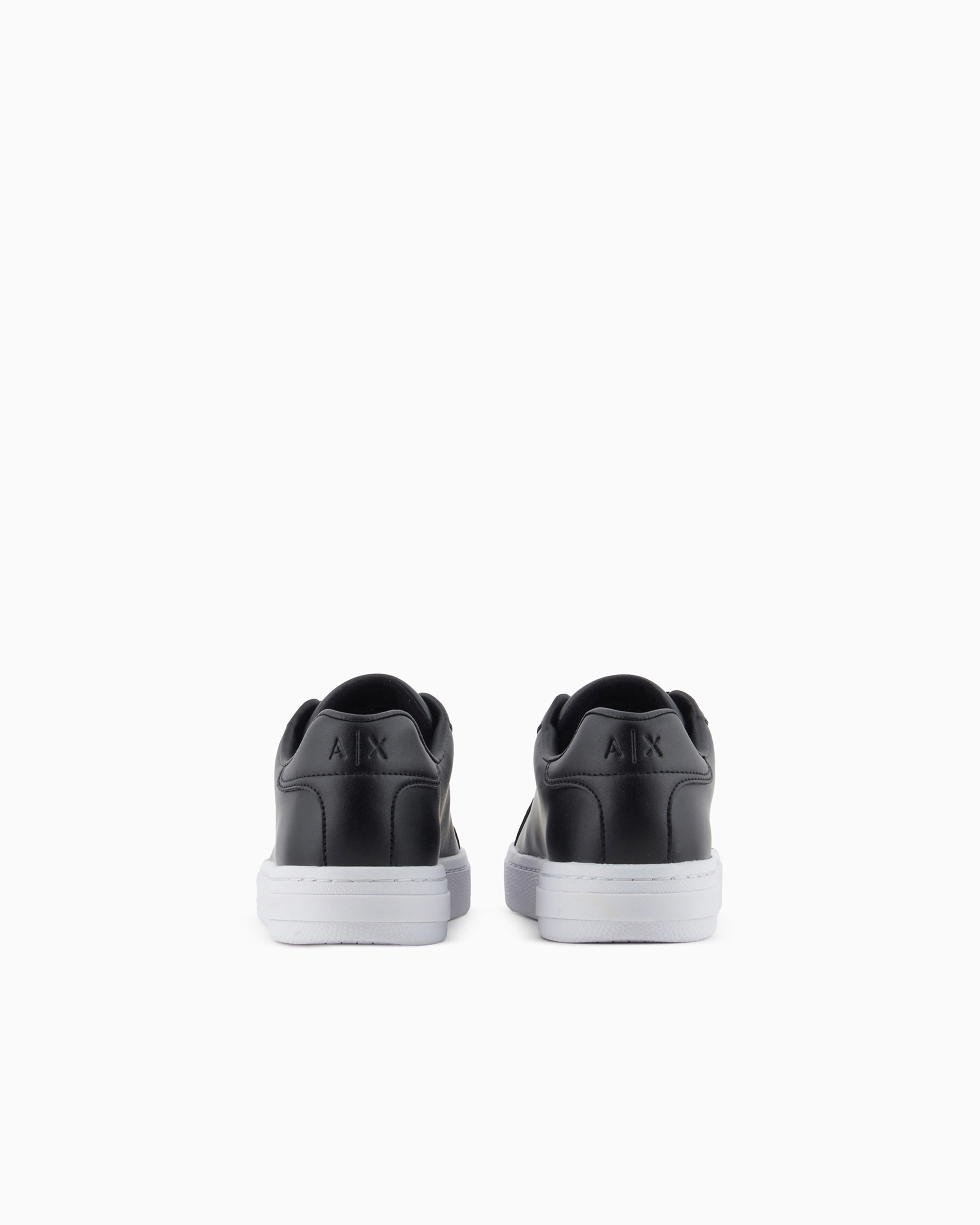 Armani Exchange - Sneakers with laces and logo, Woman, Black, Size: