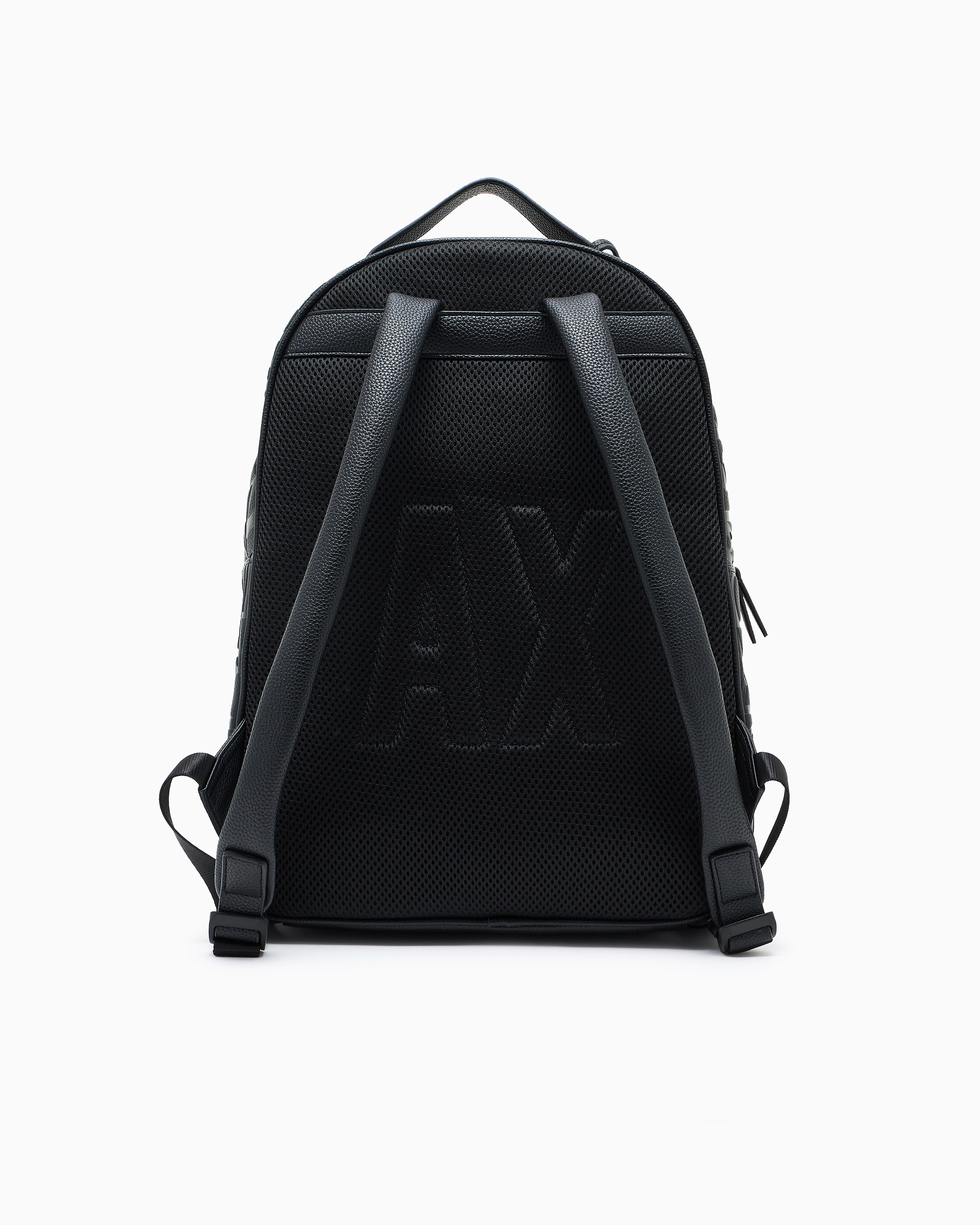 Backpack with allover logo