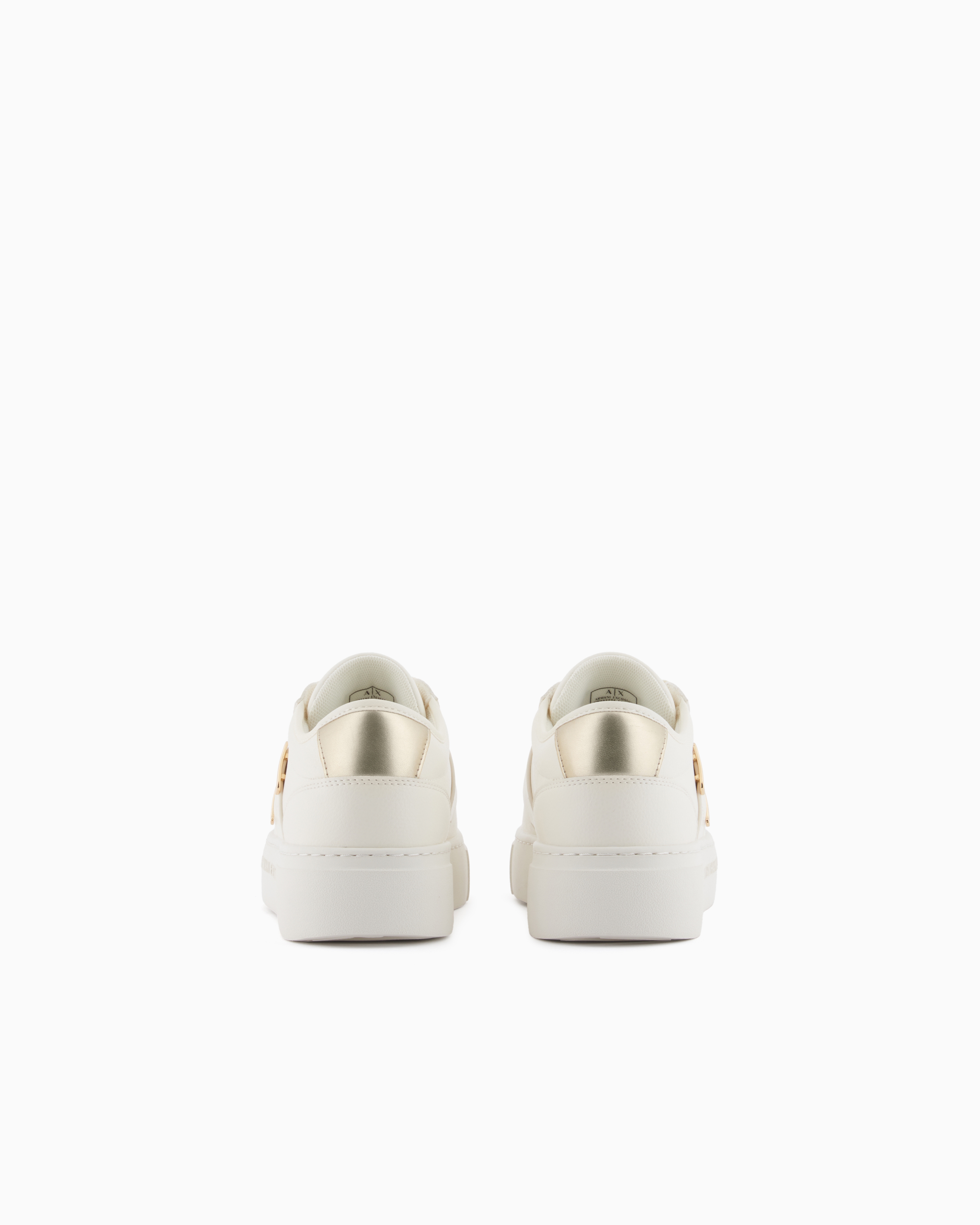 Minimal Chic Sneakers in Textured Faux Leather | Armani Exchange