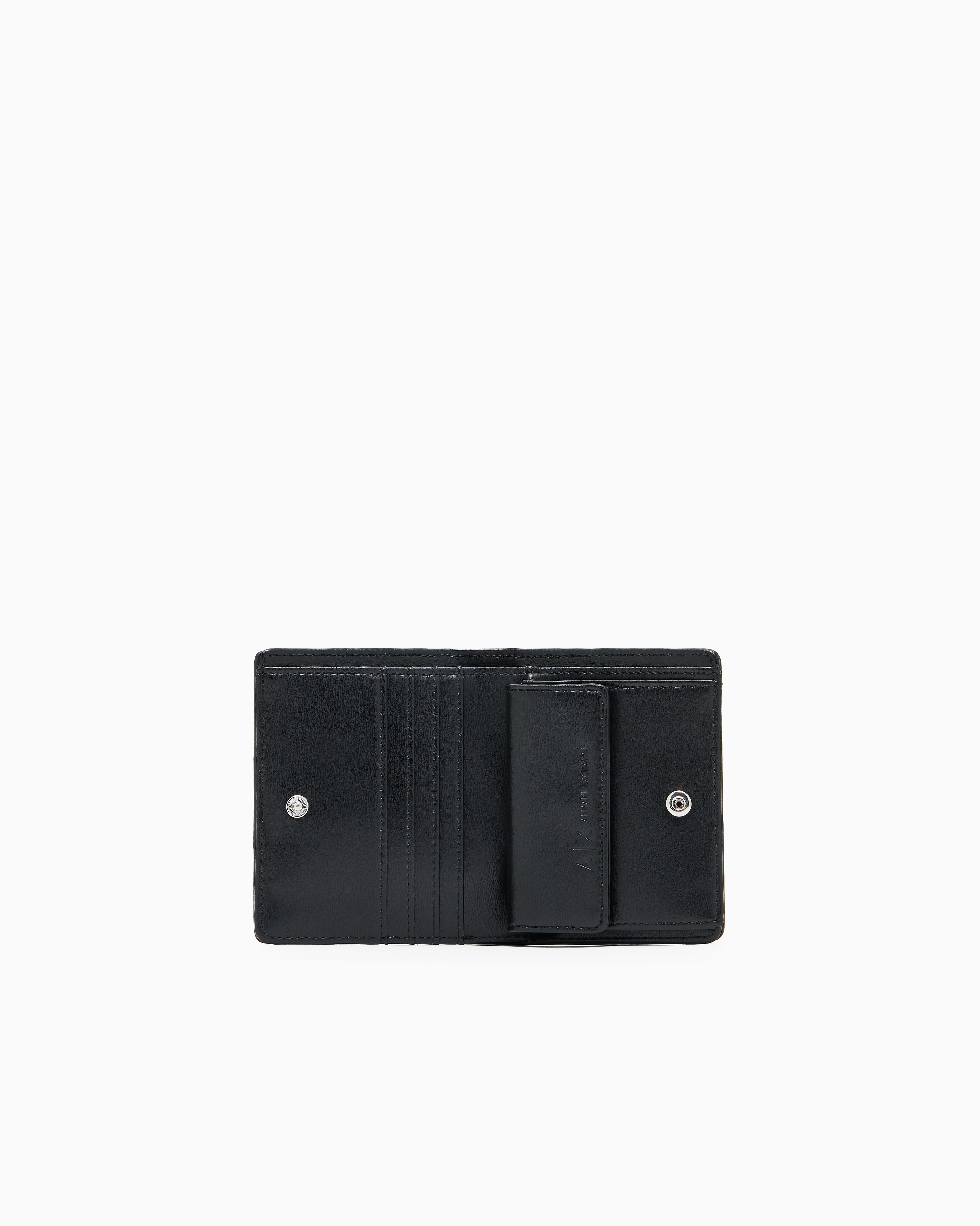 Armani Exchange - Small wallet with ASV logo, Woman, Black, Size: TU