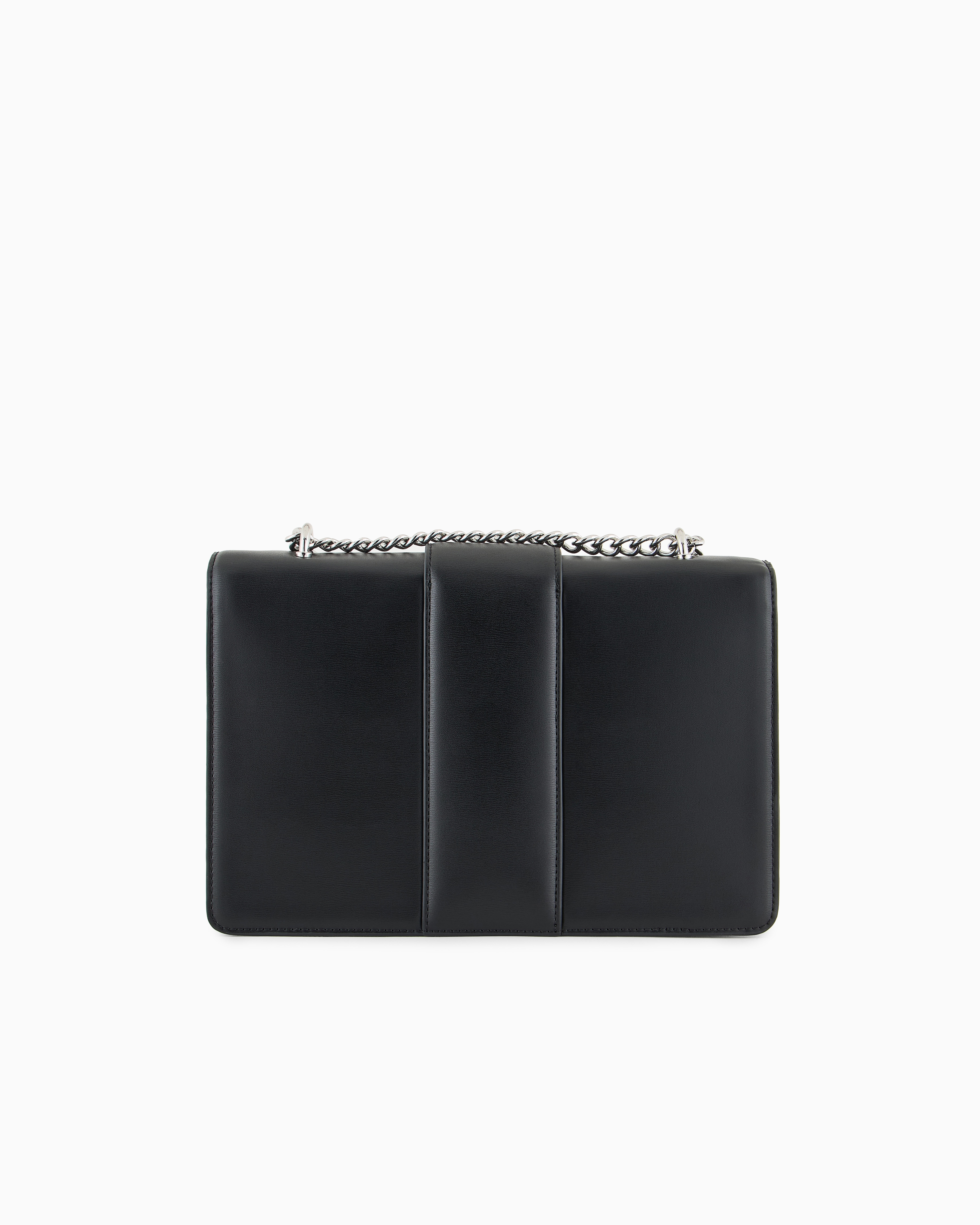 Armani Exchange - Shoulder bag with metal logo, Woman, Black, Size: TU