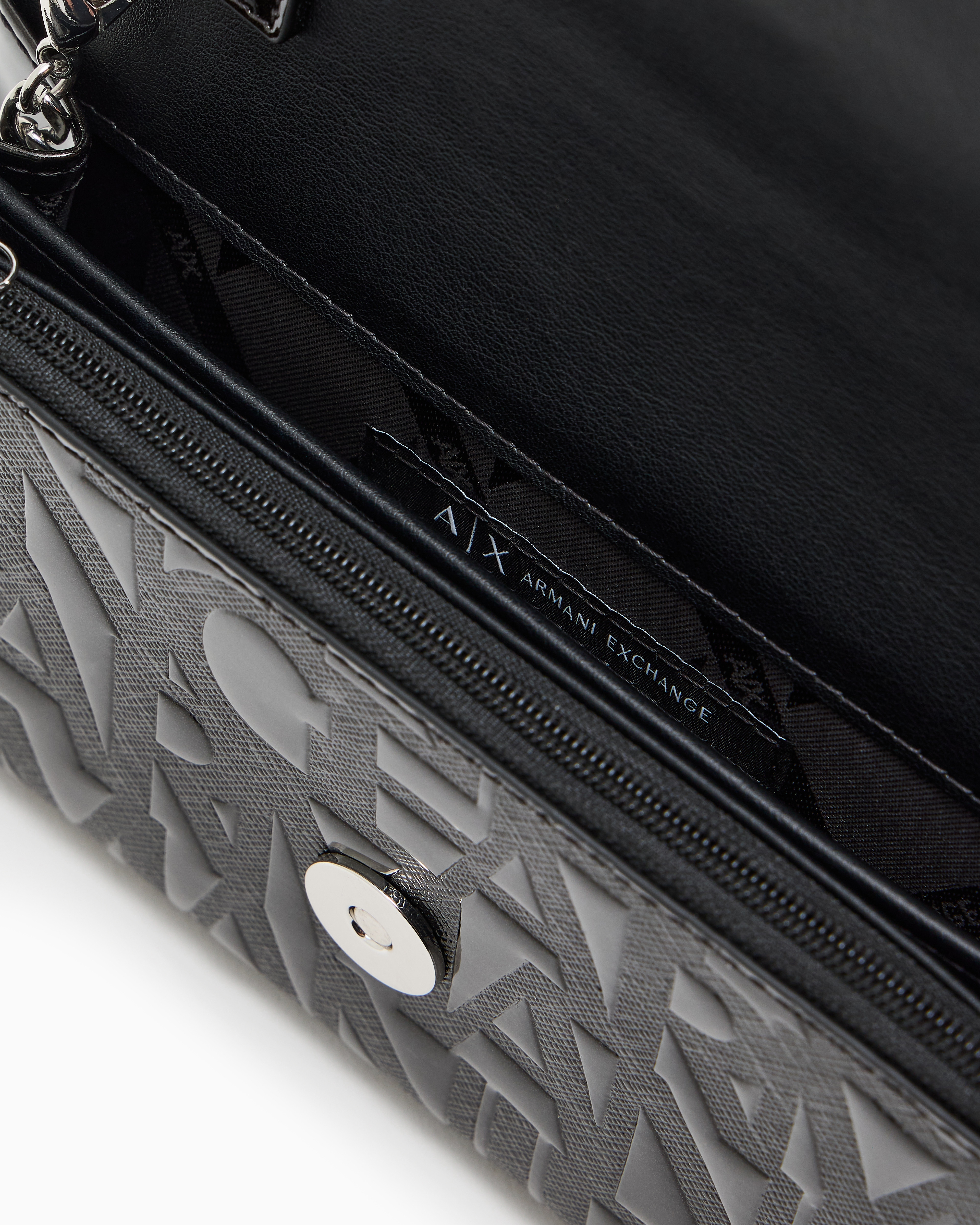 Mini bag with embossed logo