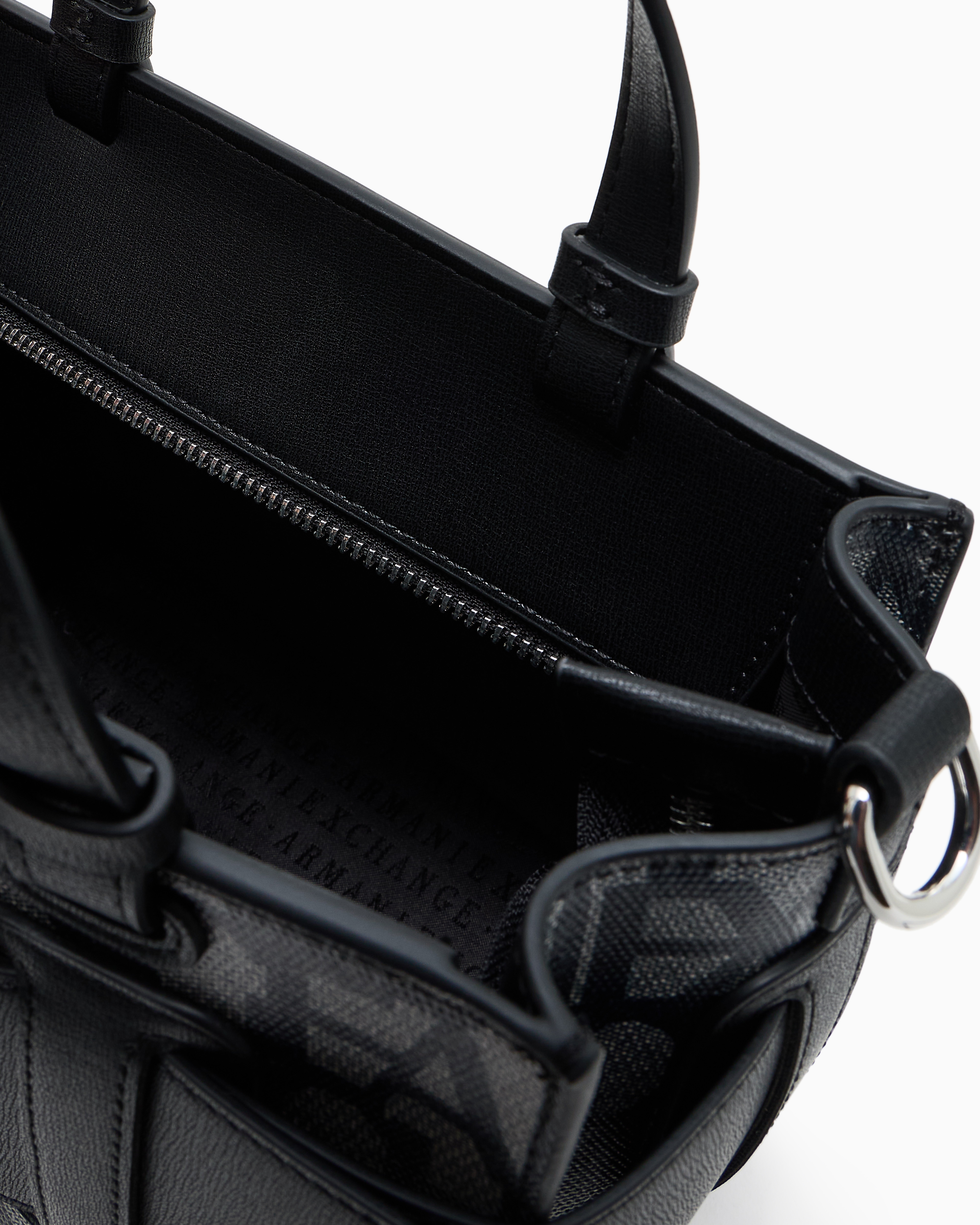 Medium tote bag with contrasting detail