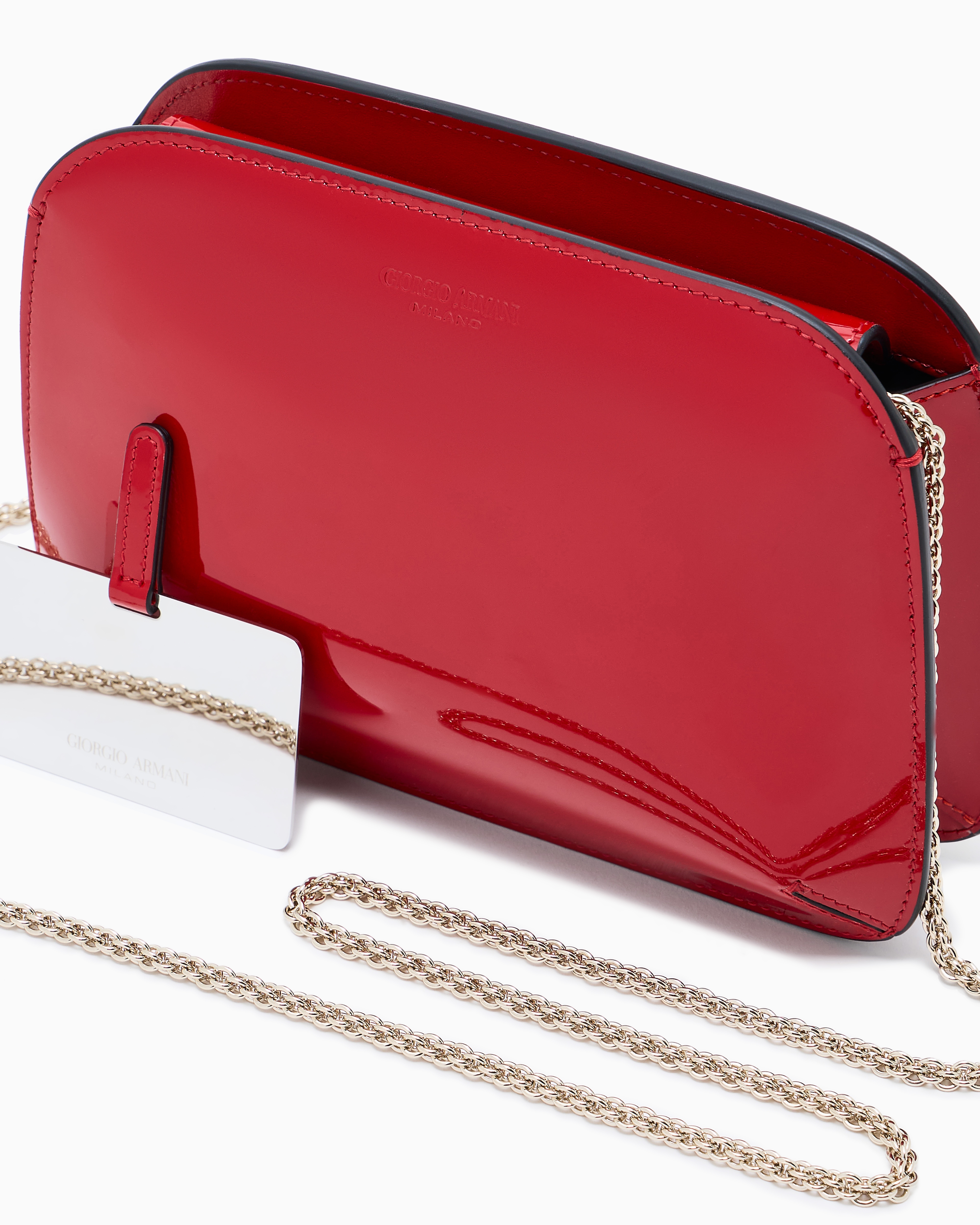 美品 ジョルジオアルマーニ クリスタル フリンジ パーティバッグ 希少モデル undefined