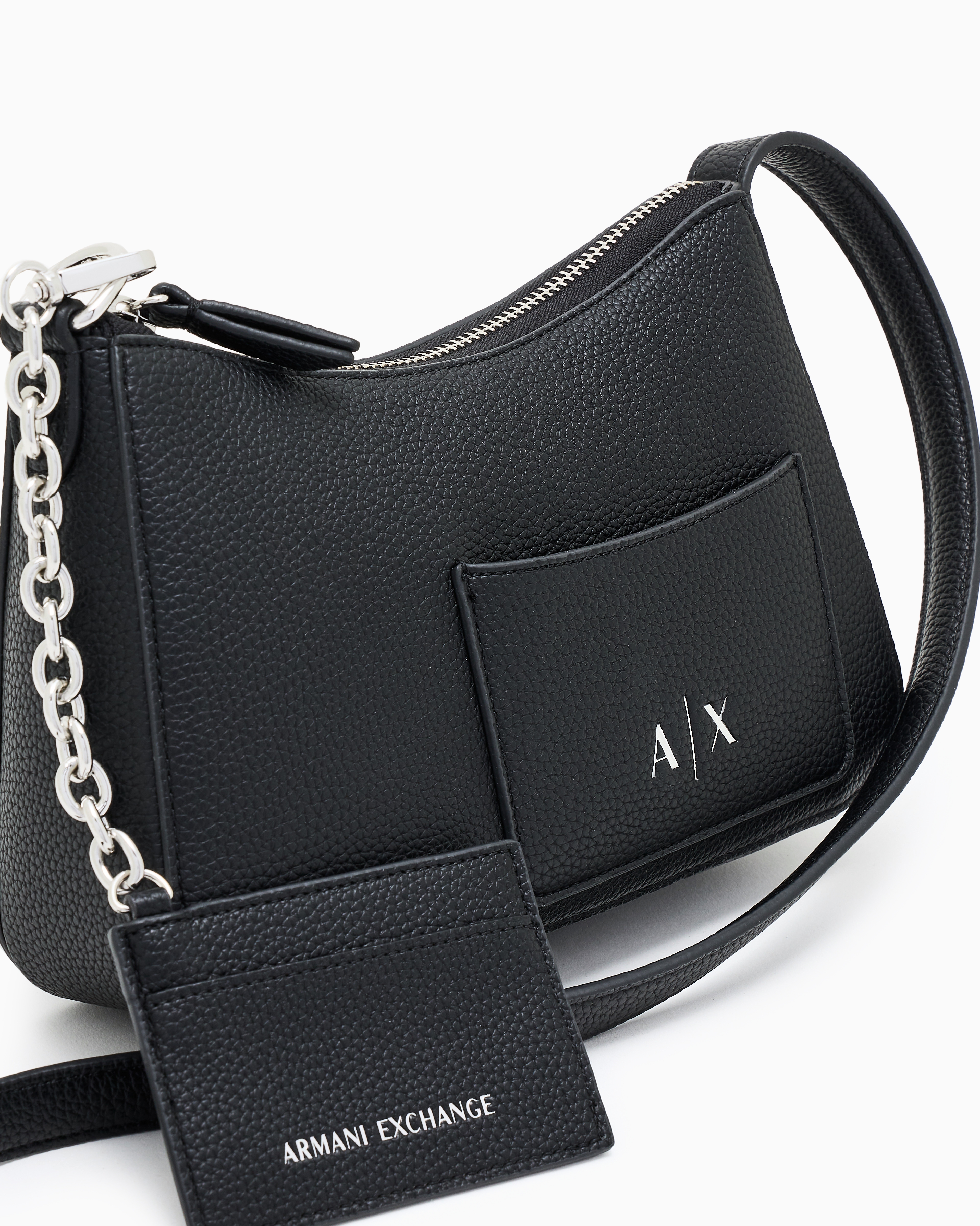 Textured shoulder bag