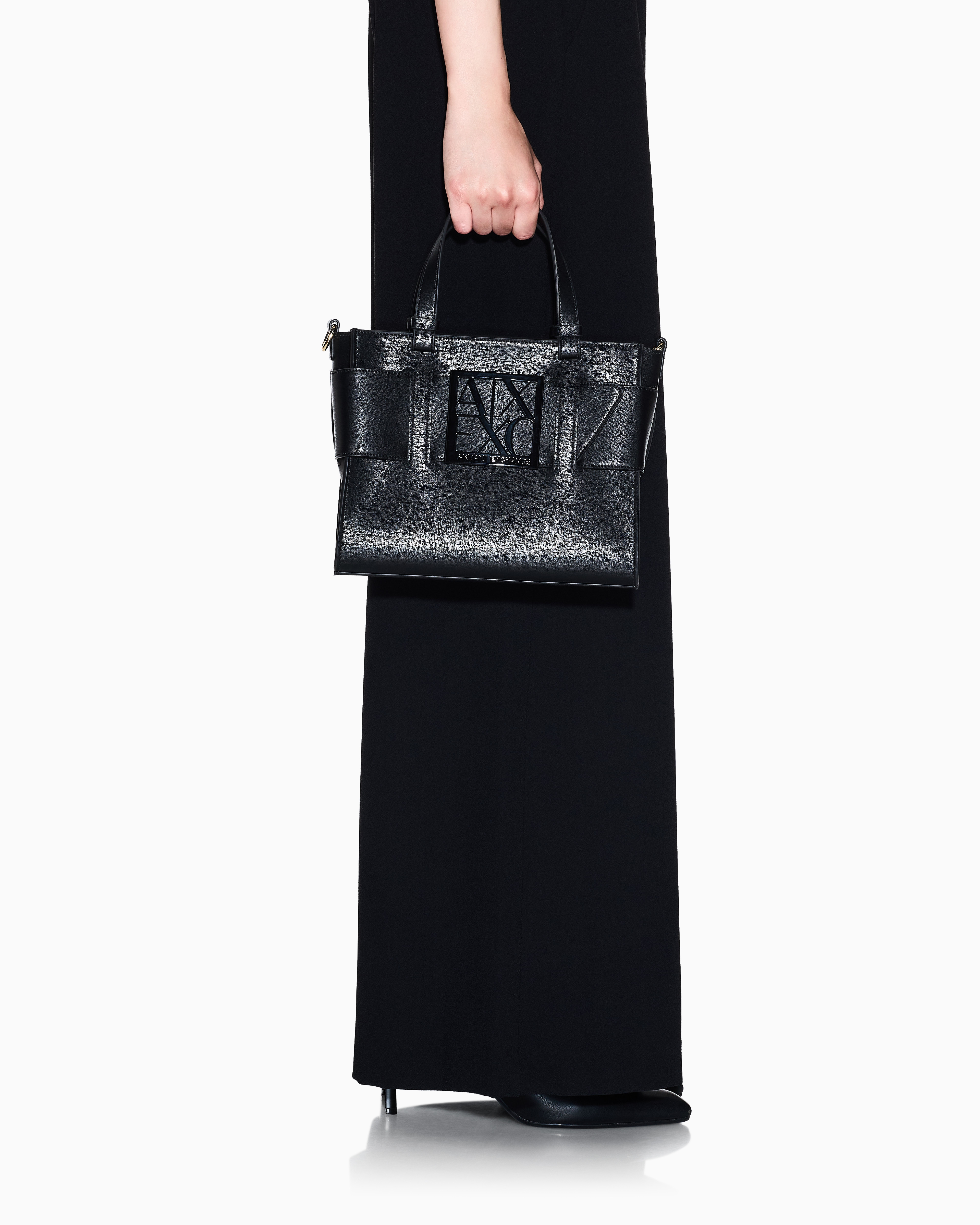 BOXロゴバックル ミニハンドバッグ | Armani Exchange