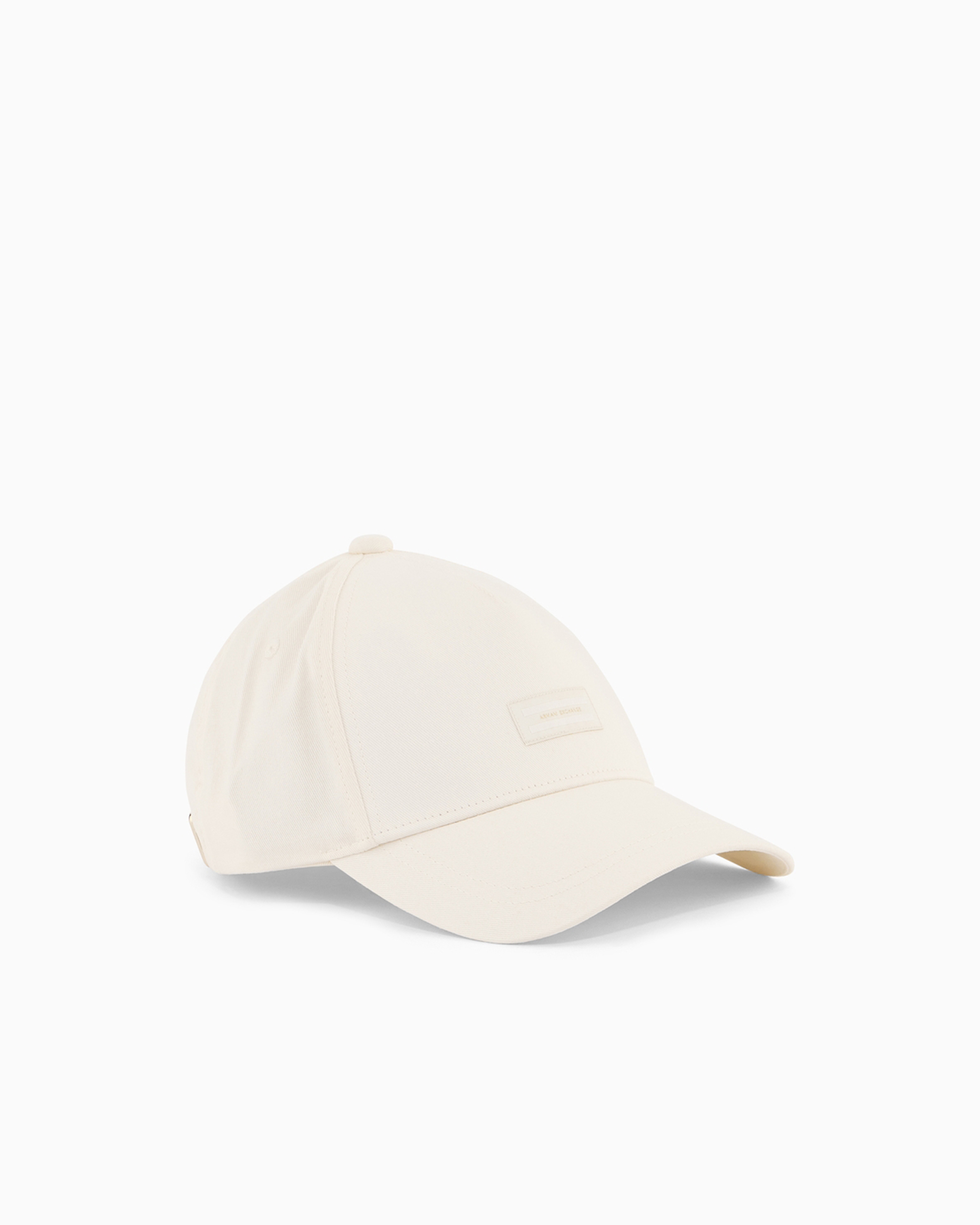 Armani Exchange White Cap With Visor And Logo