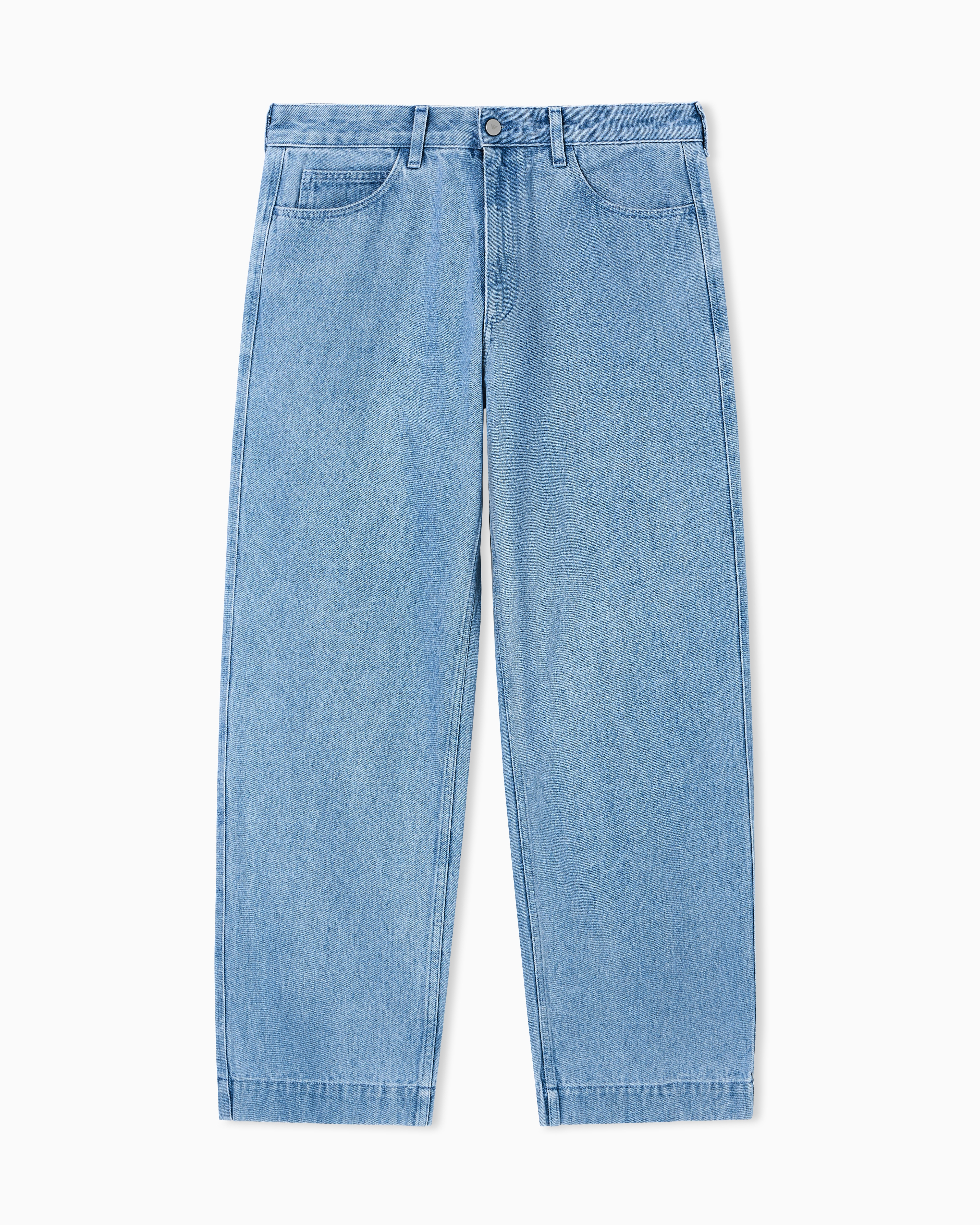 Emporio Armani - ASV JB7 organic denim jeans, Man, Blue, Size: