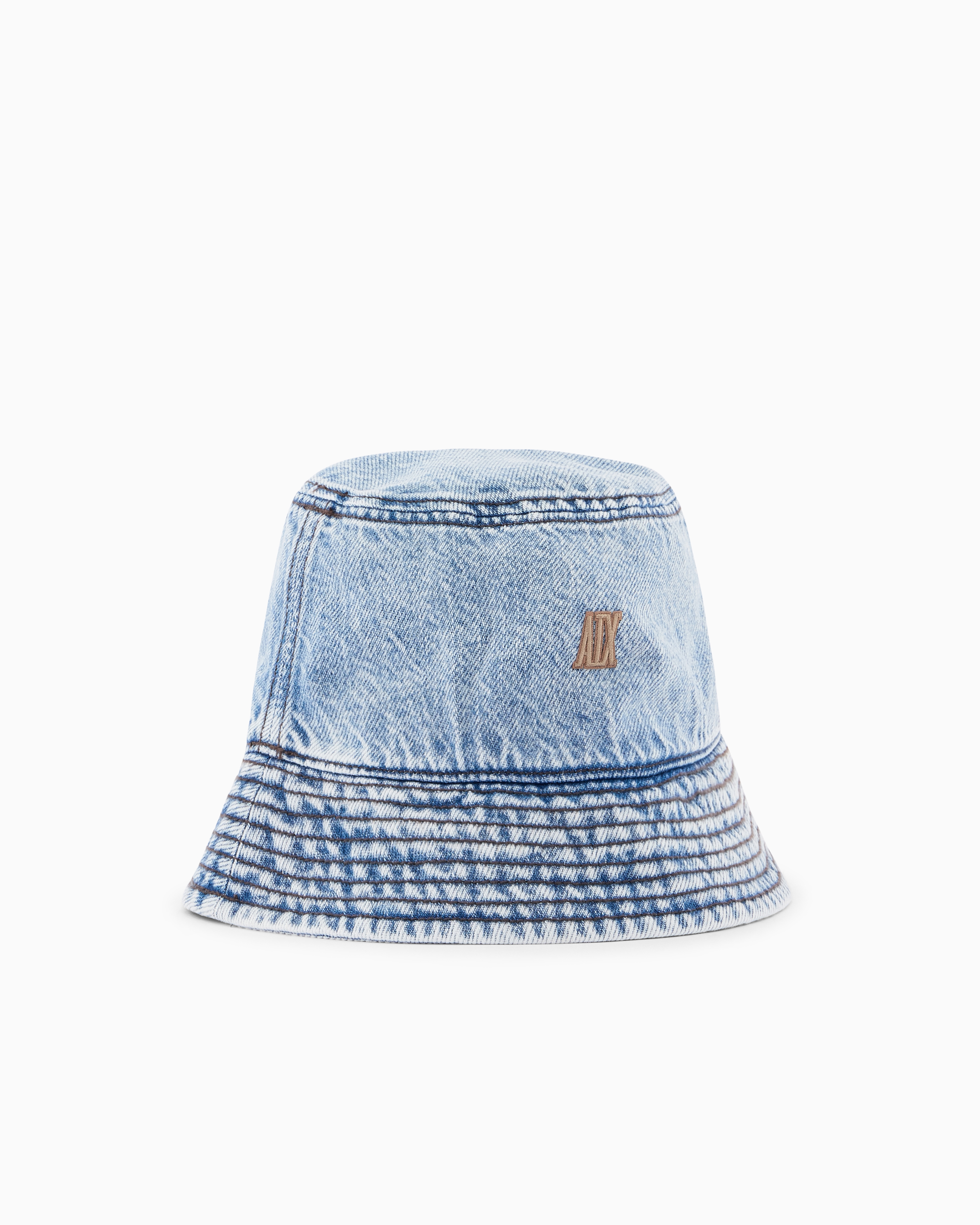 Armani Exchange Blue Lightweight Denim Bucket Hat