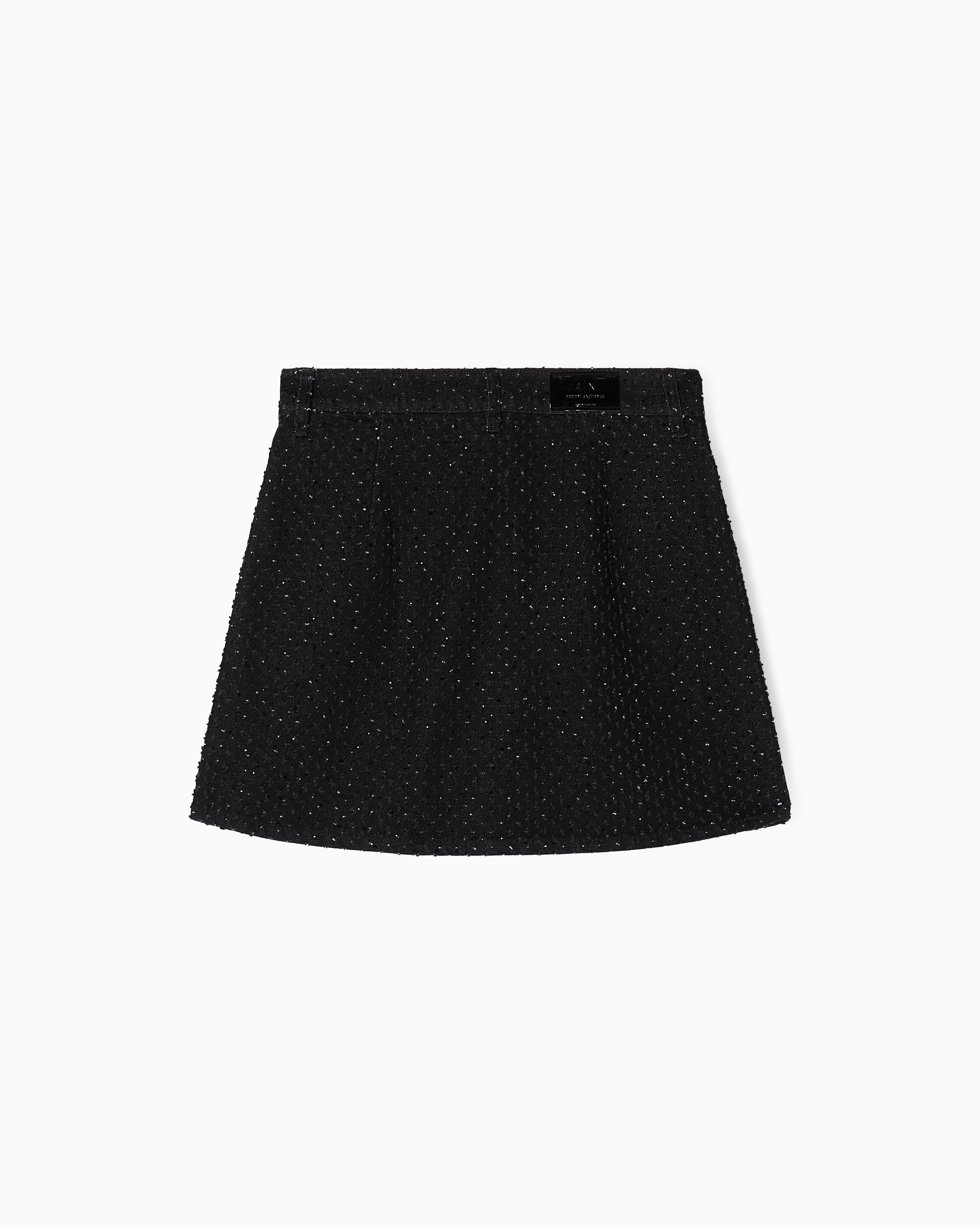 Armani Exchange Short Skirts In Black