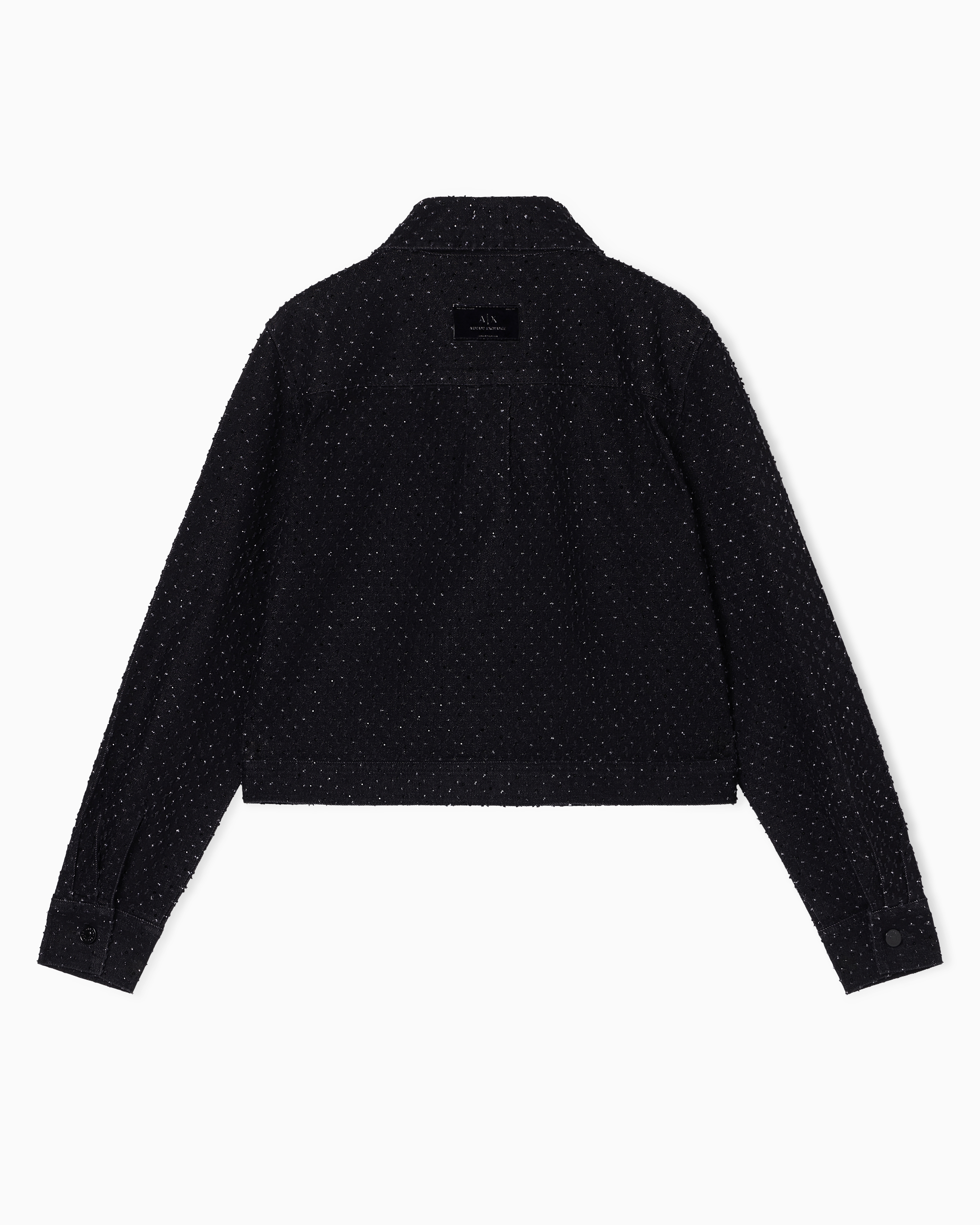 Armani Exchange Denim Jackets In Black