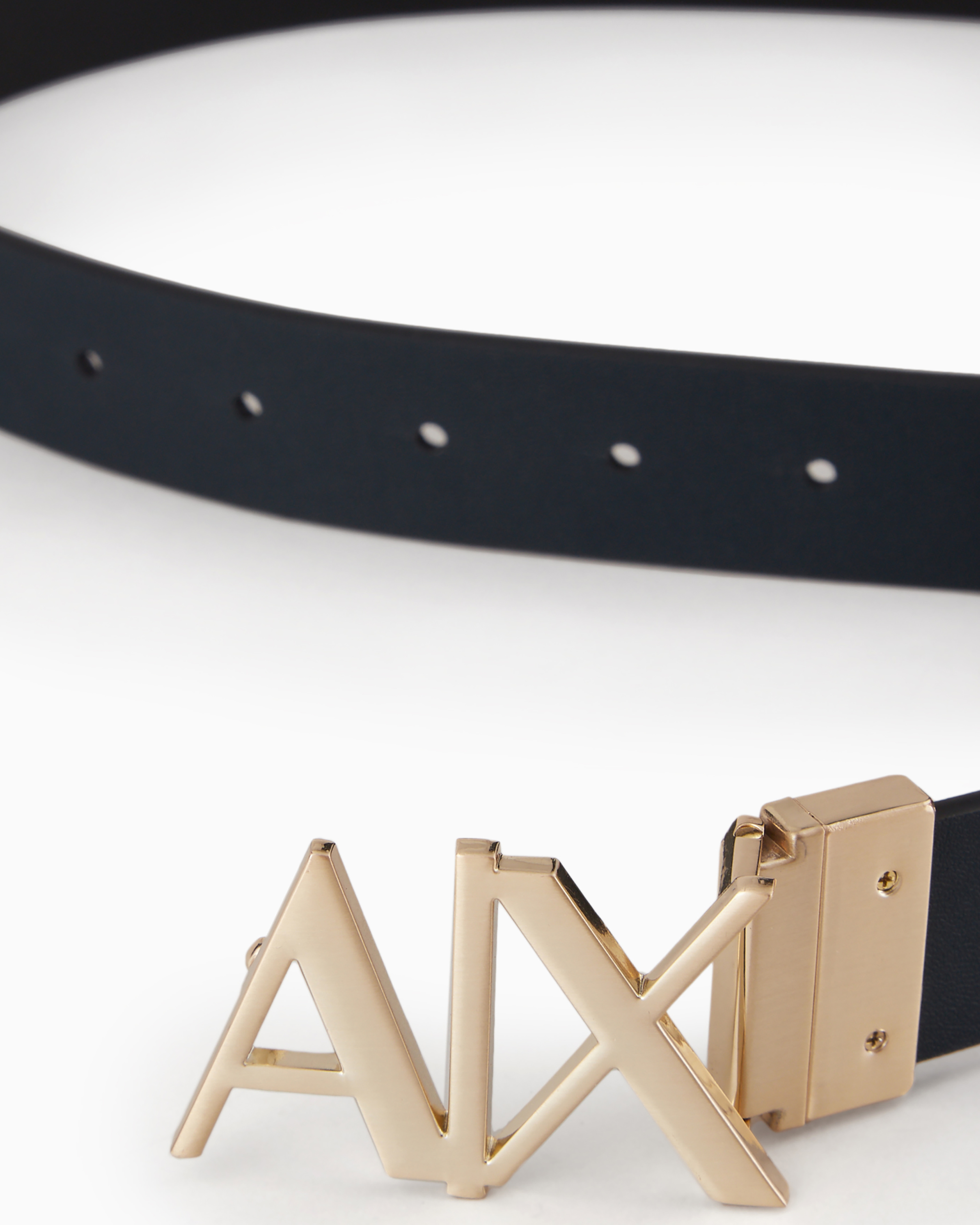 Double-sided leather belt