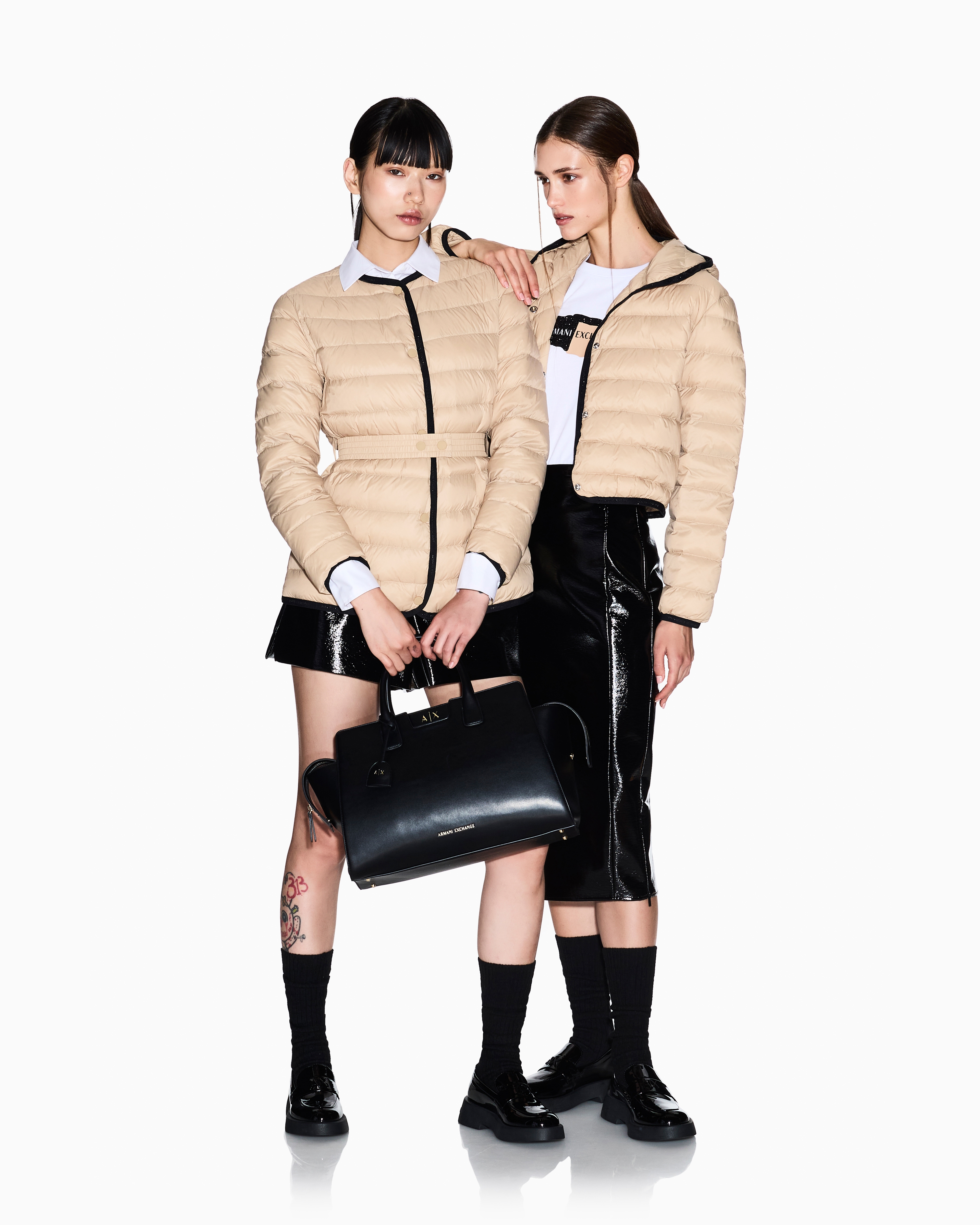 Armani Exchange Down Jackets In Pink