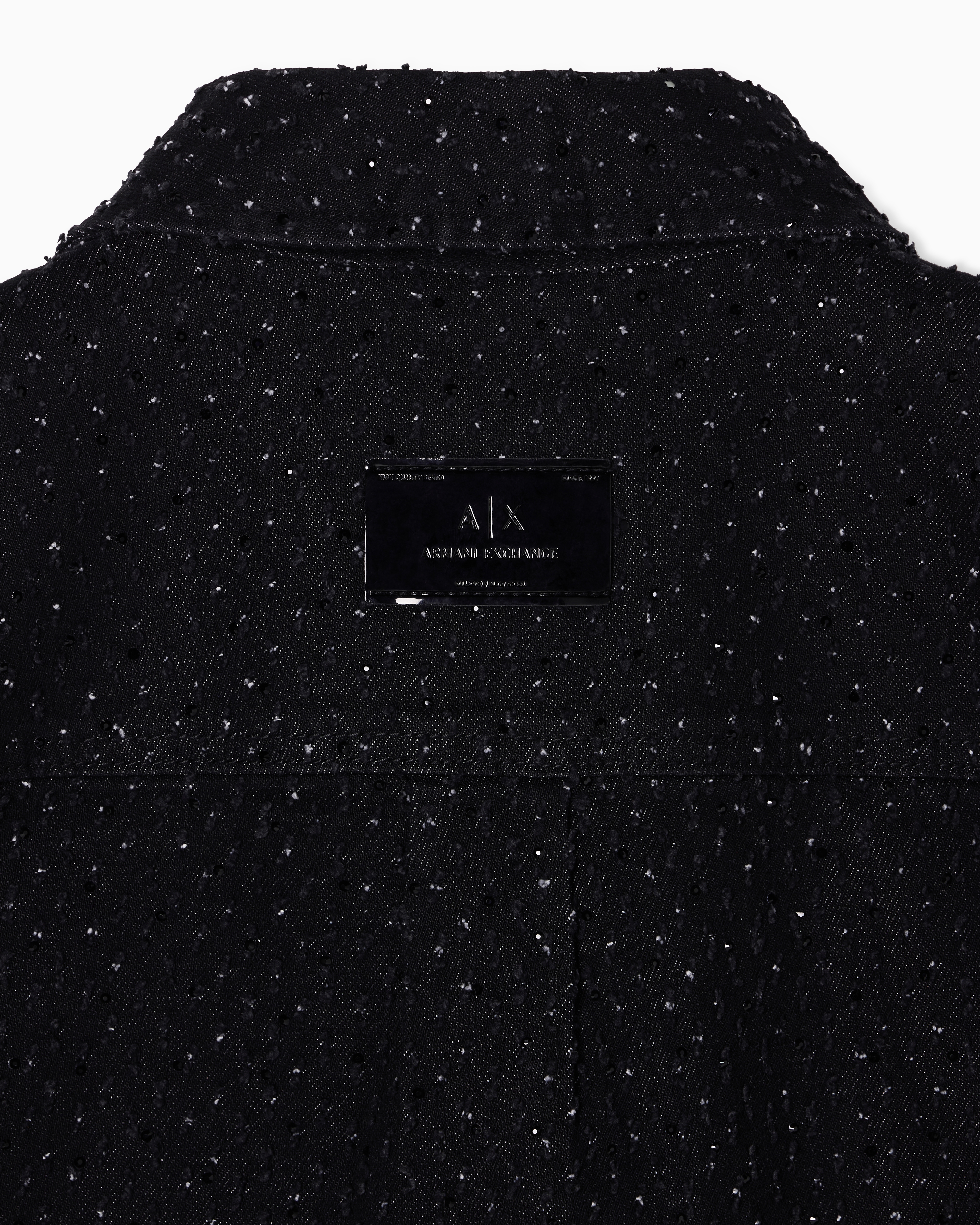 Armani Exchange Denim Jackets In Black