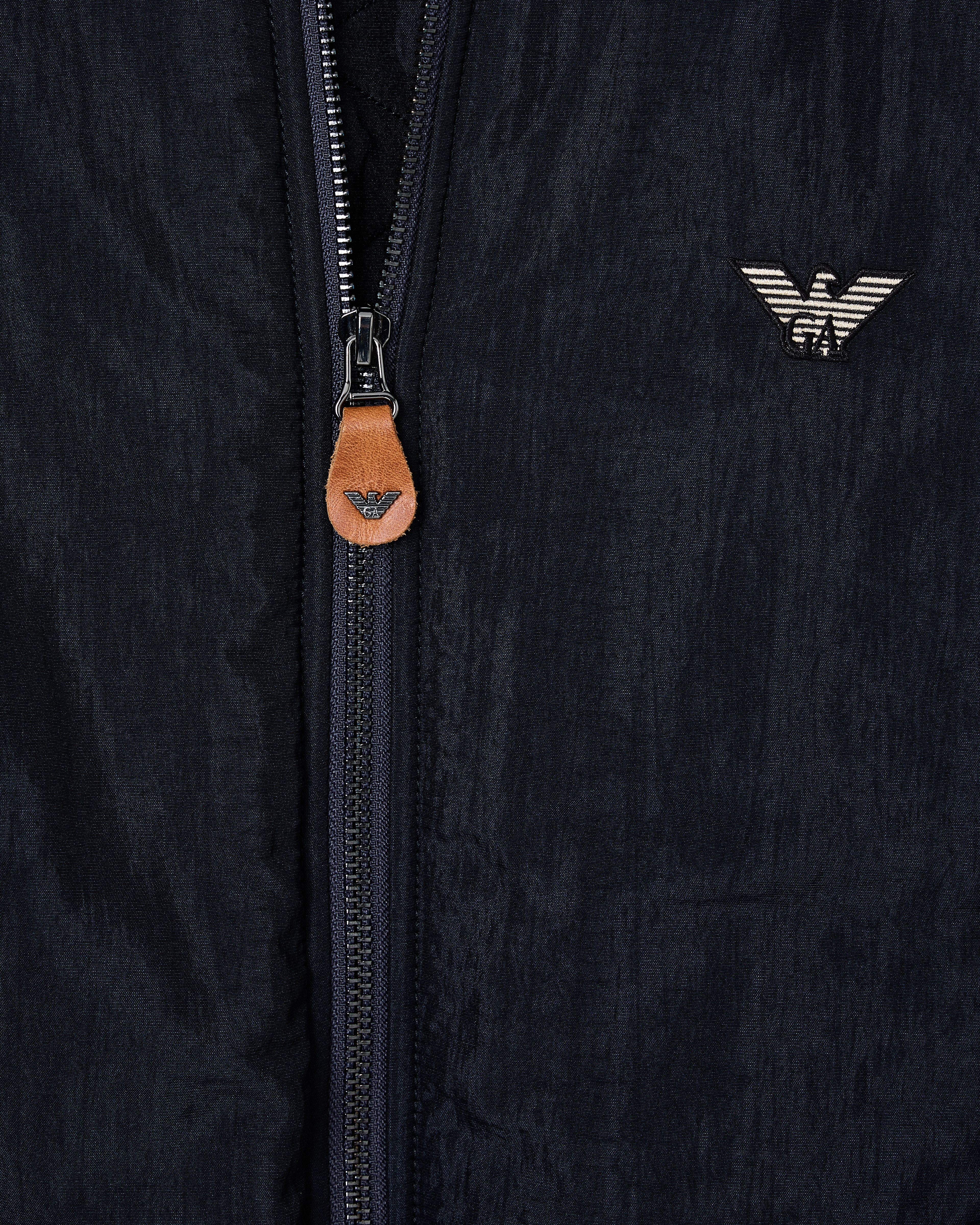 Nylon bomber jacket with passementerie tape | Emporio Armani