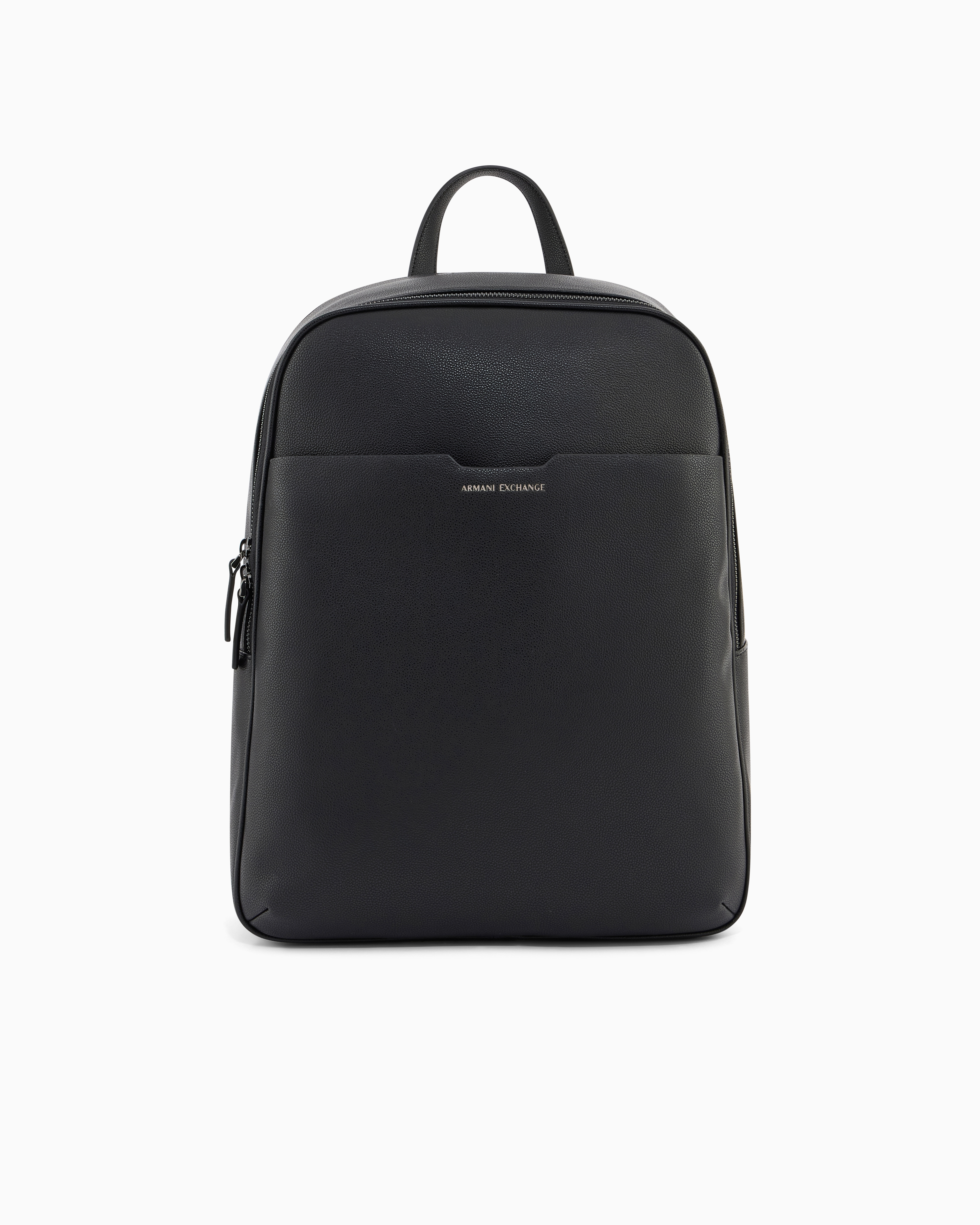 Armani Exchange Black Technical Fabric Backpack