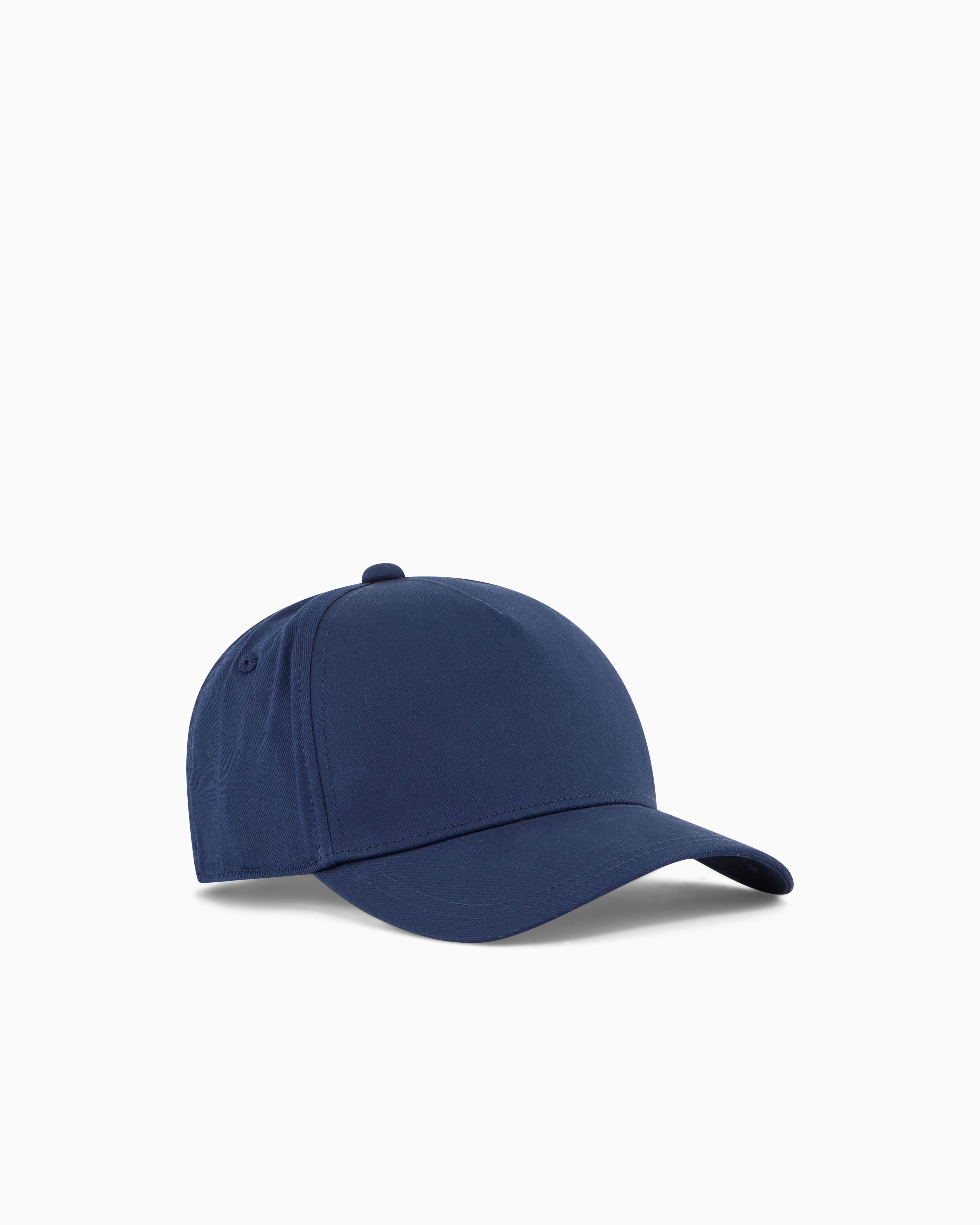 Armani Exchange Blue Cap With Visor And Logo Label