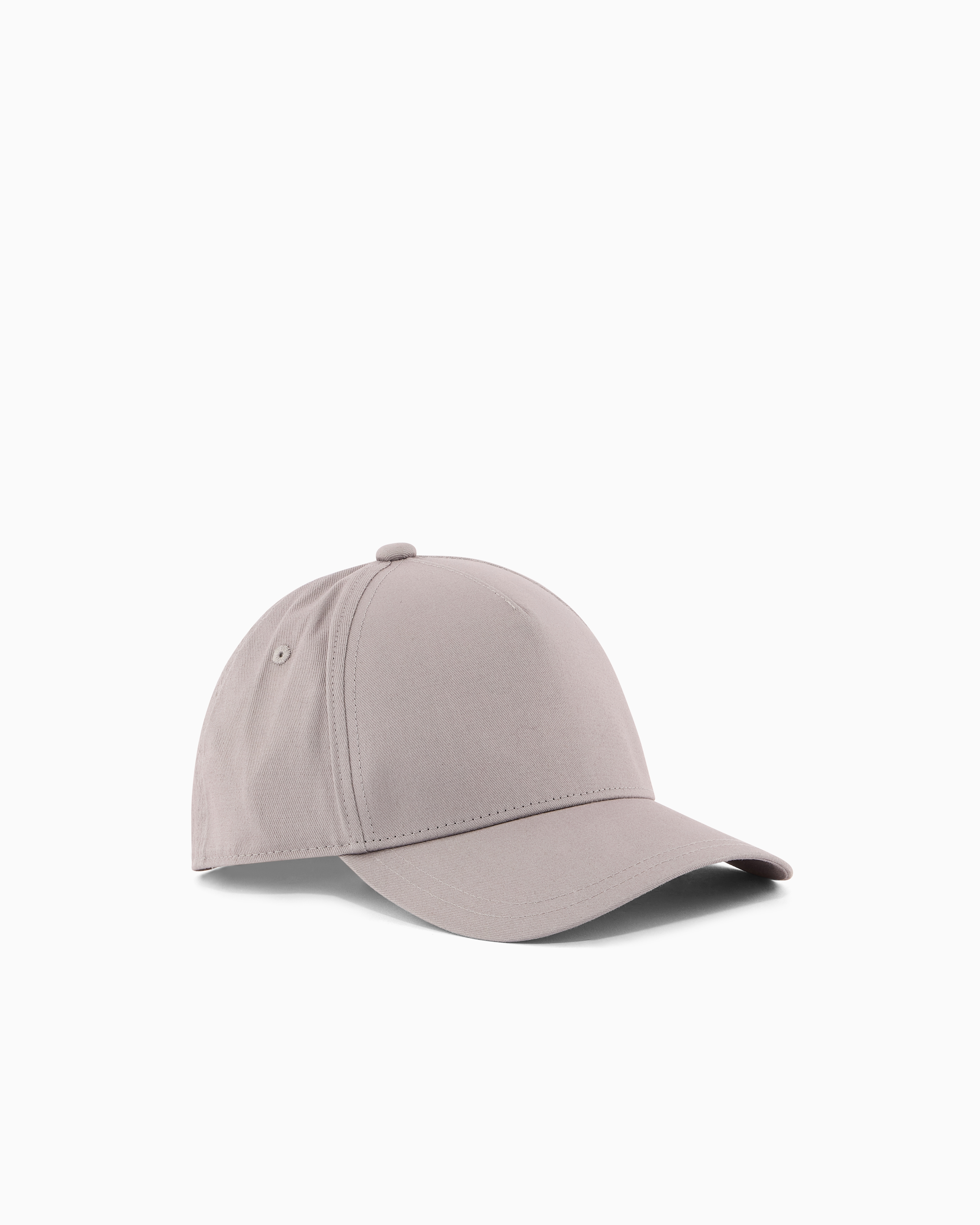 Armani Exchange Grey Cap With Visor And Logo Label