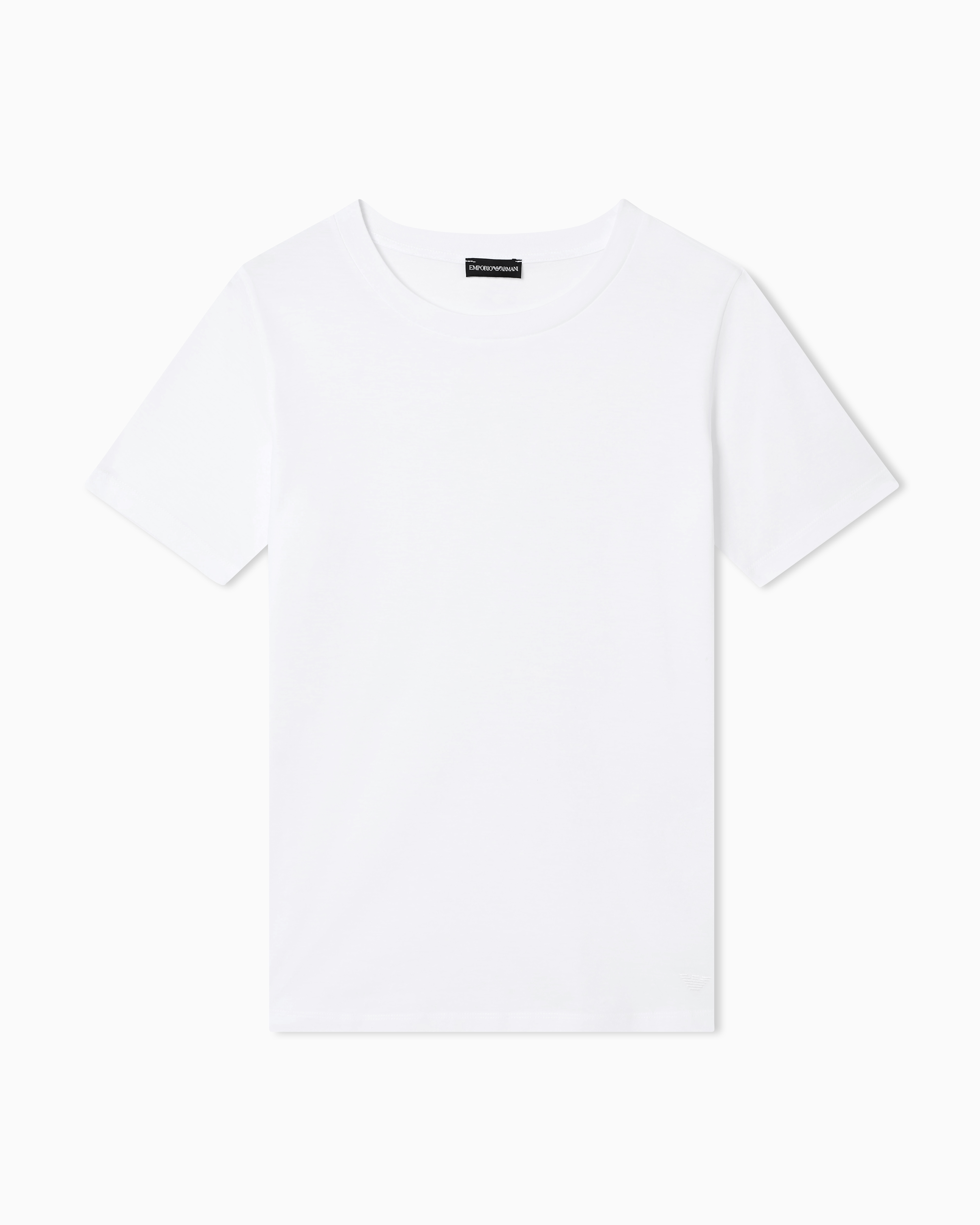 Emporio Armani - Pima jersey T-shirt, Woman, White, Size: