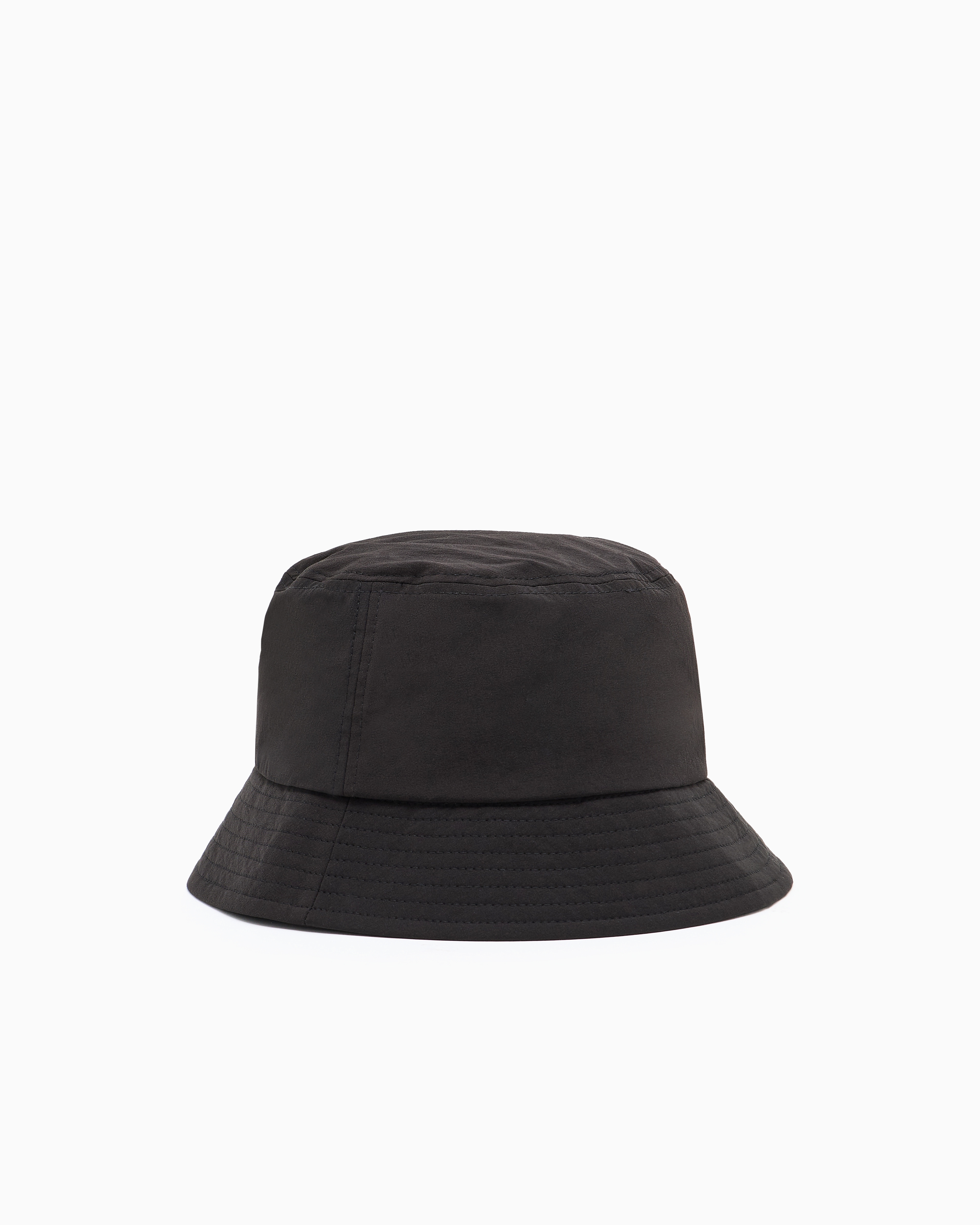 Ea7 Technical Fabric Hat With Logo In Black
