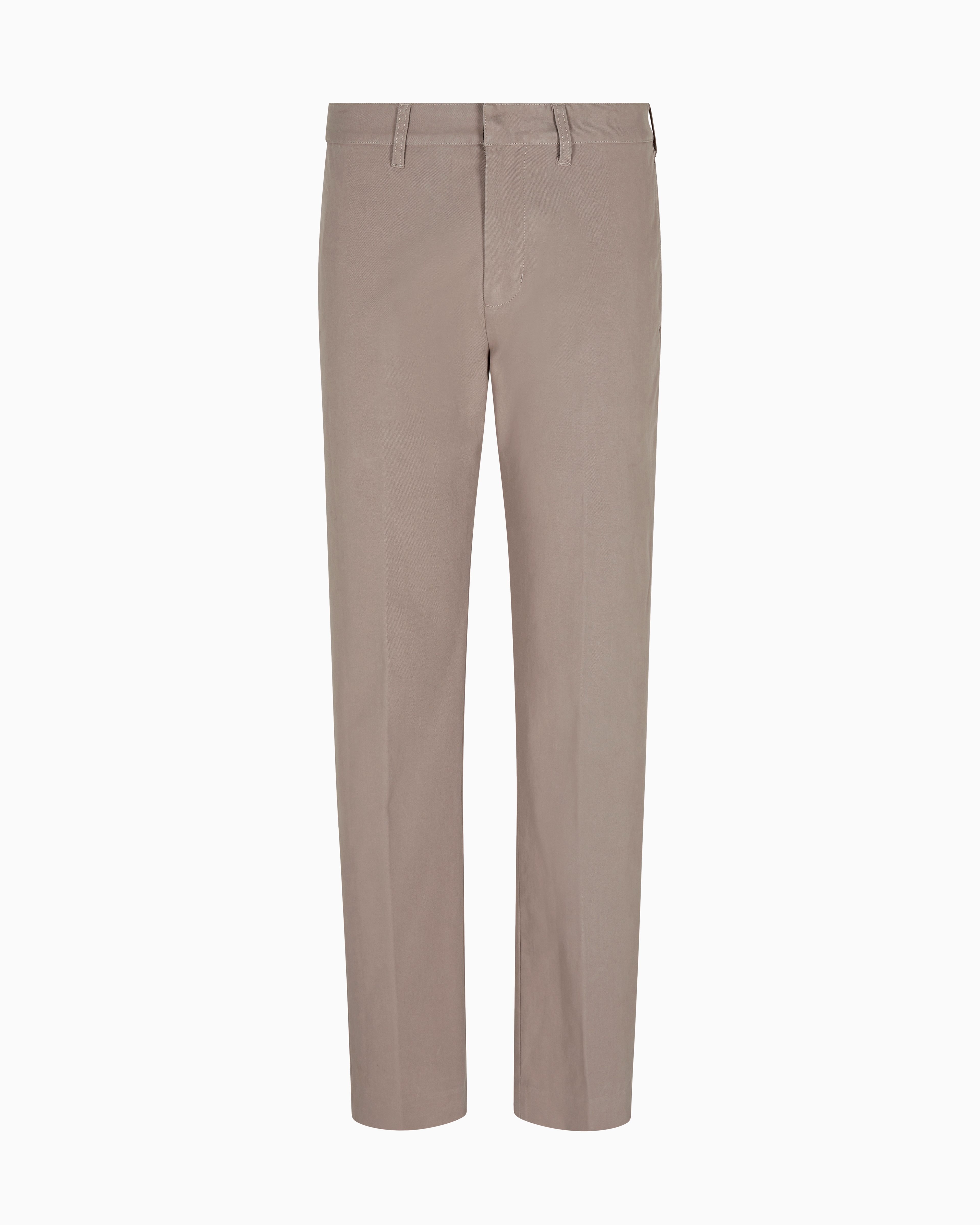 Emporio Armani - Chinos cotton twill, Man, Grey, Size: