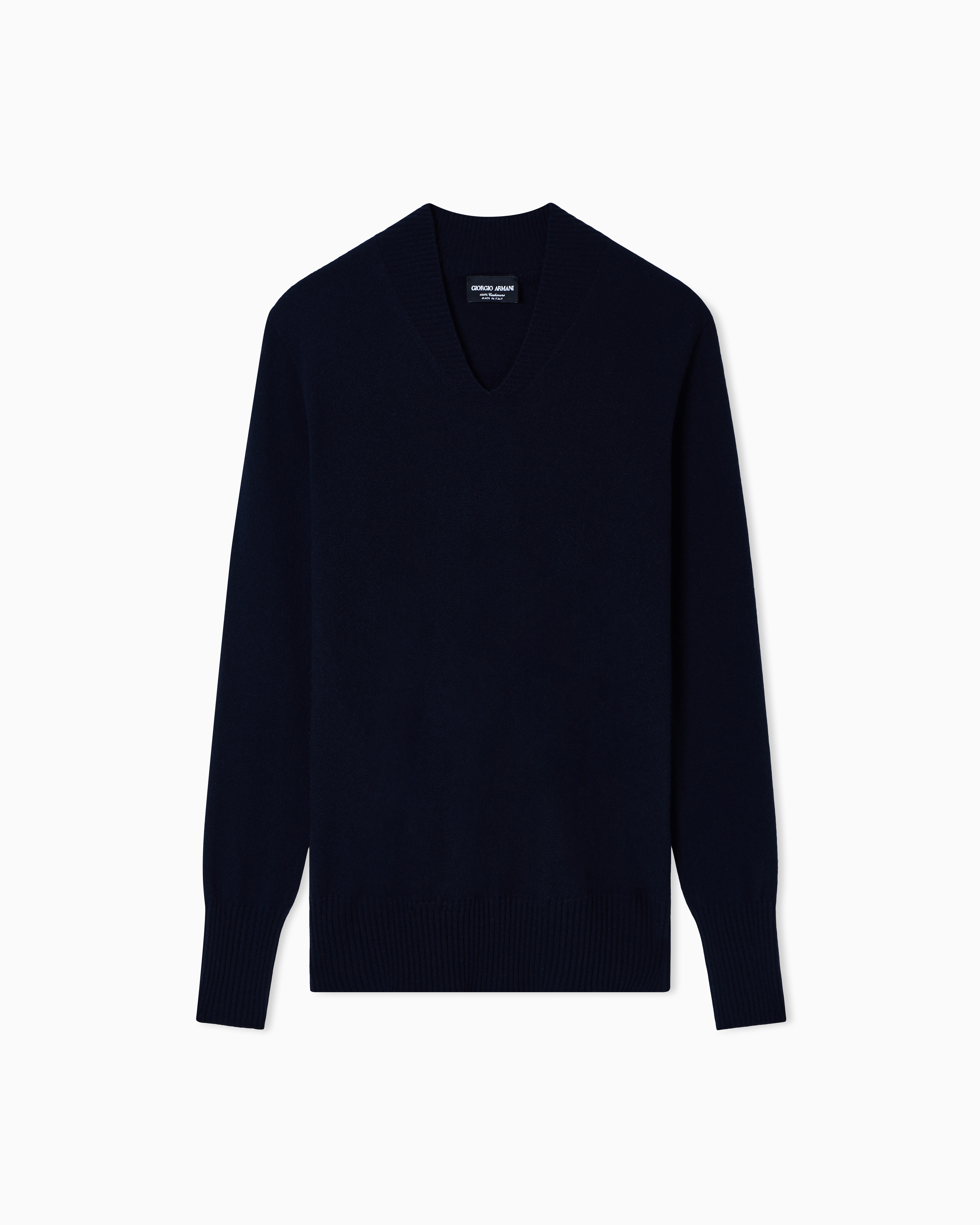 Giorgio Armani Blue Alashan Cashmere Jumper