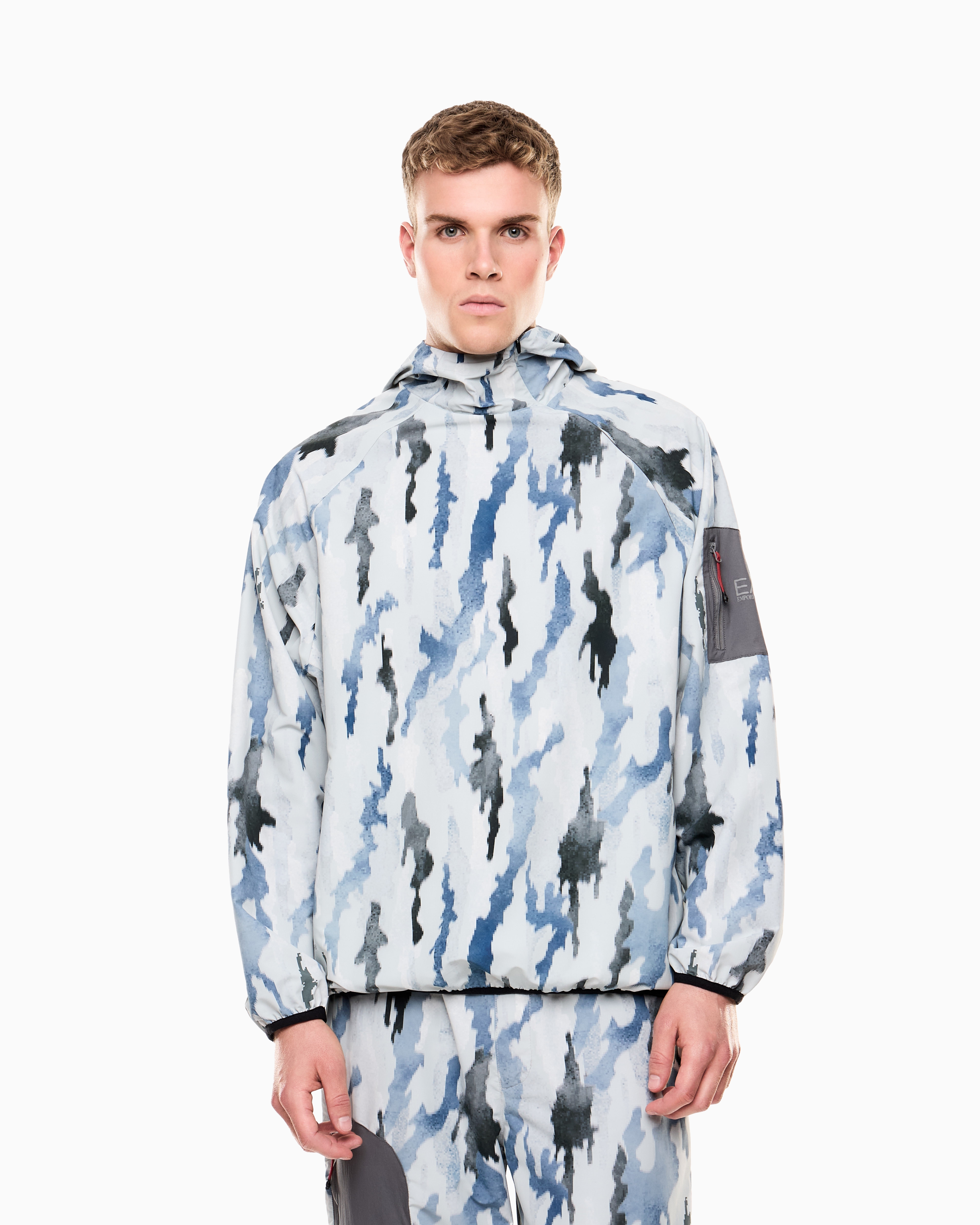 Ea7 Windbreakers In Blue