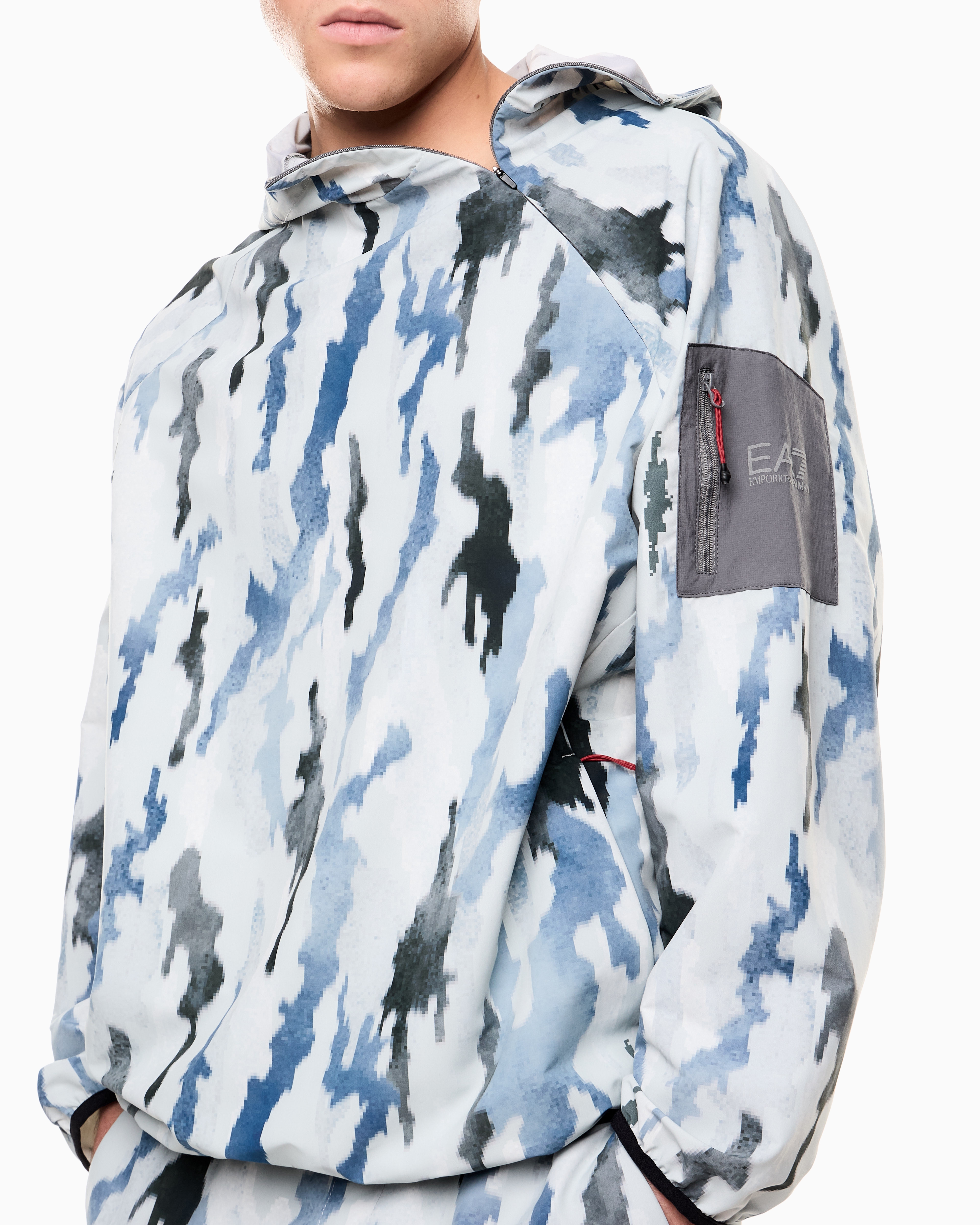 Ea7 Windbreakers In Blue