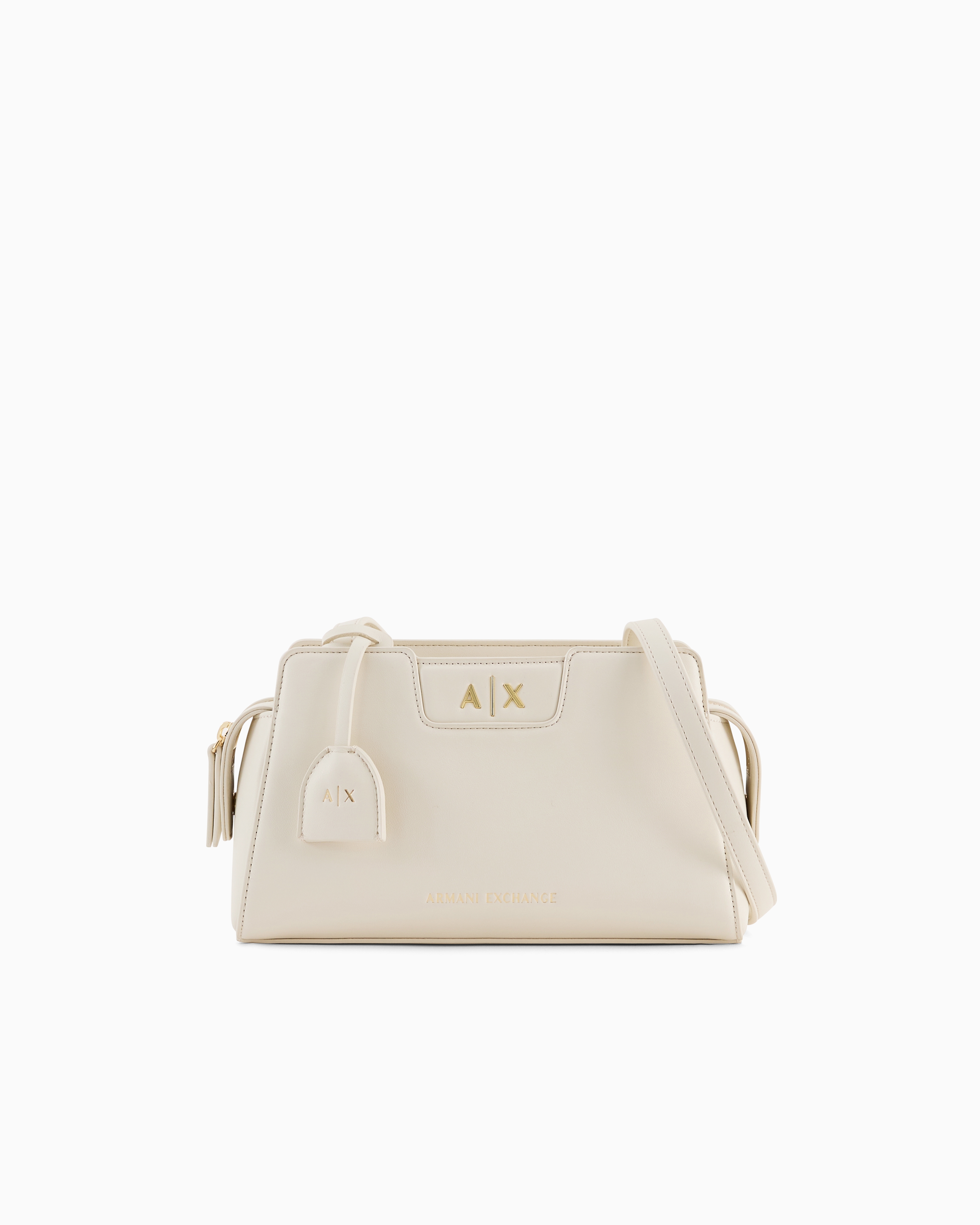 Armani Exchange White Small Shoulder Bag