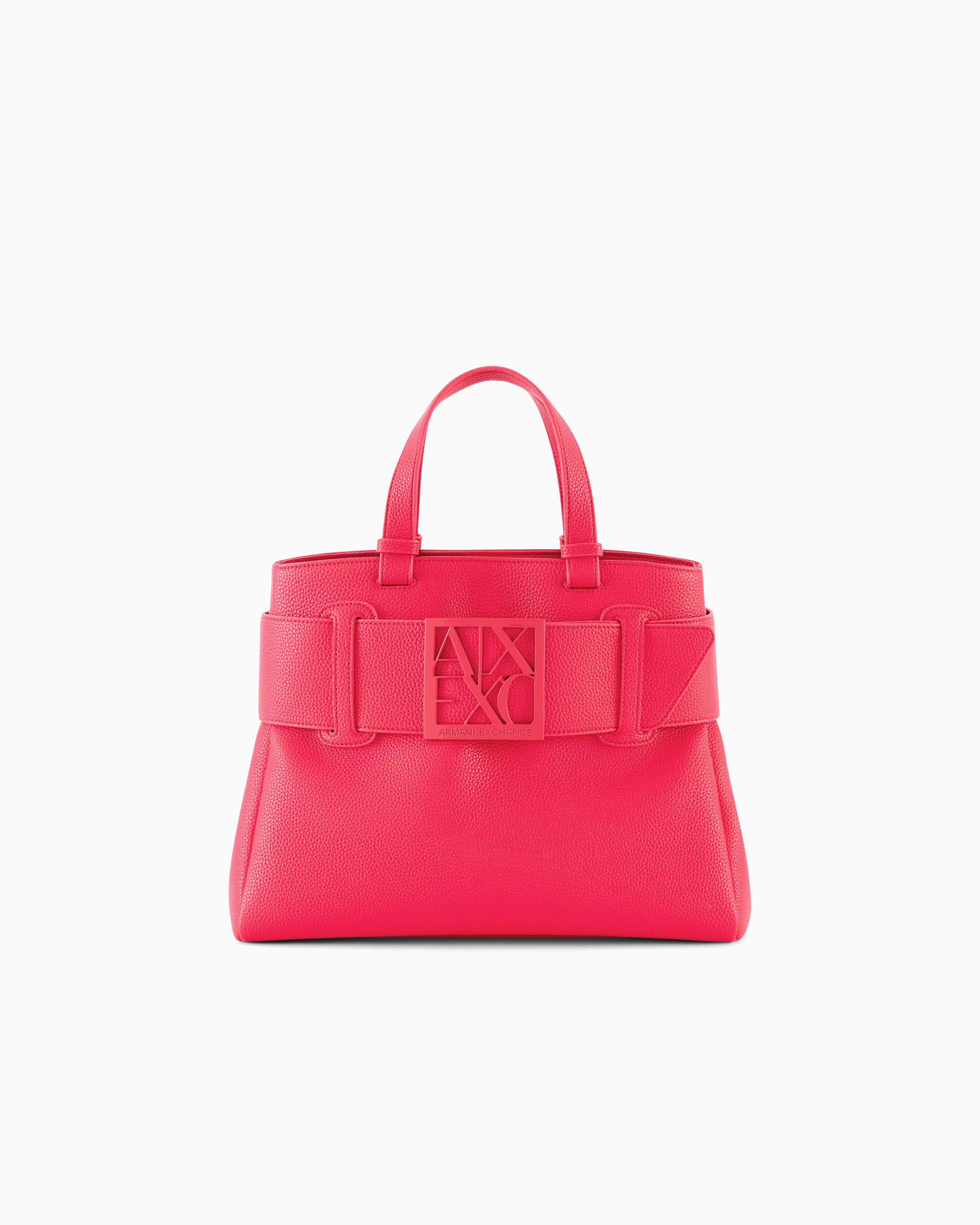 Armani Exchange Handbag With Asv Logo Detail In Pink