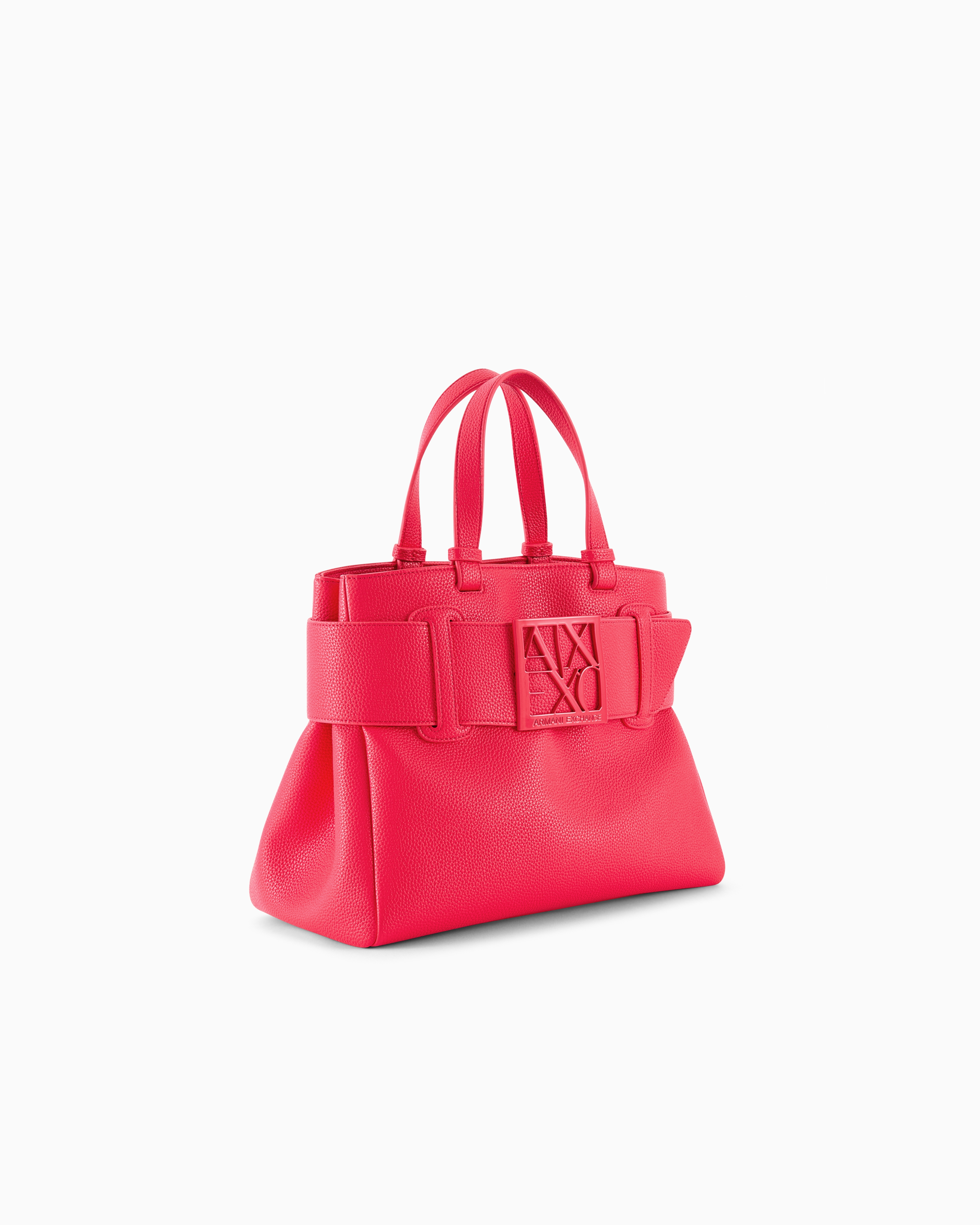 Armani Exchange Handbag With Asv Logo Detail In Pink