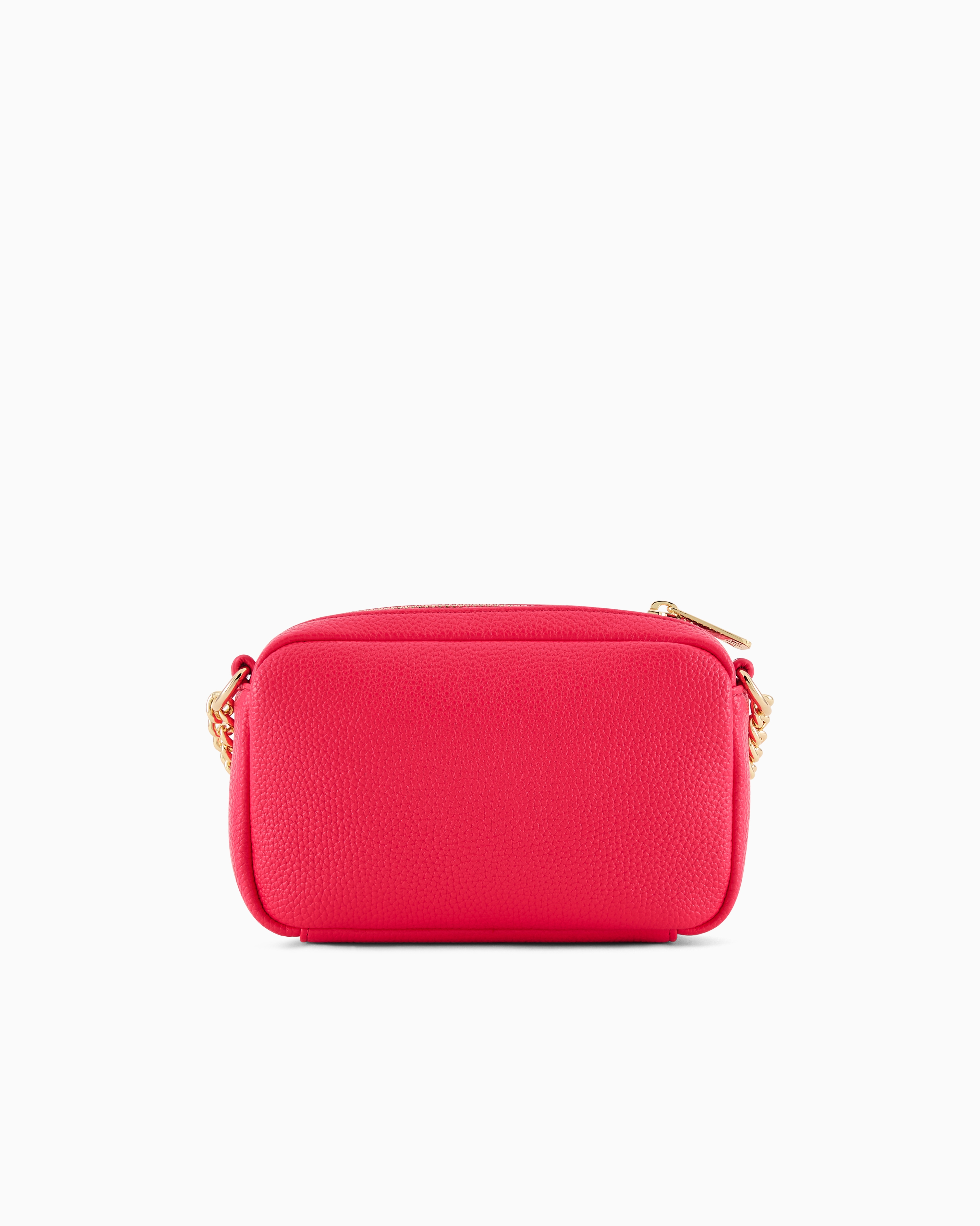 Armani Exchange Mini Shoulder Bag With Logo In Red