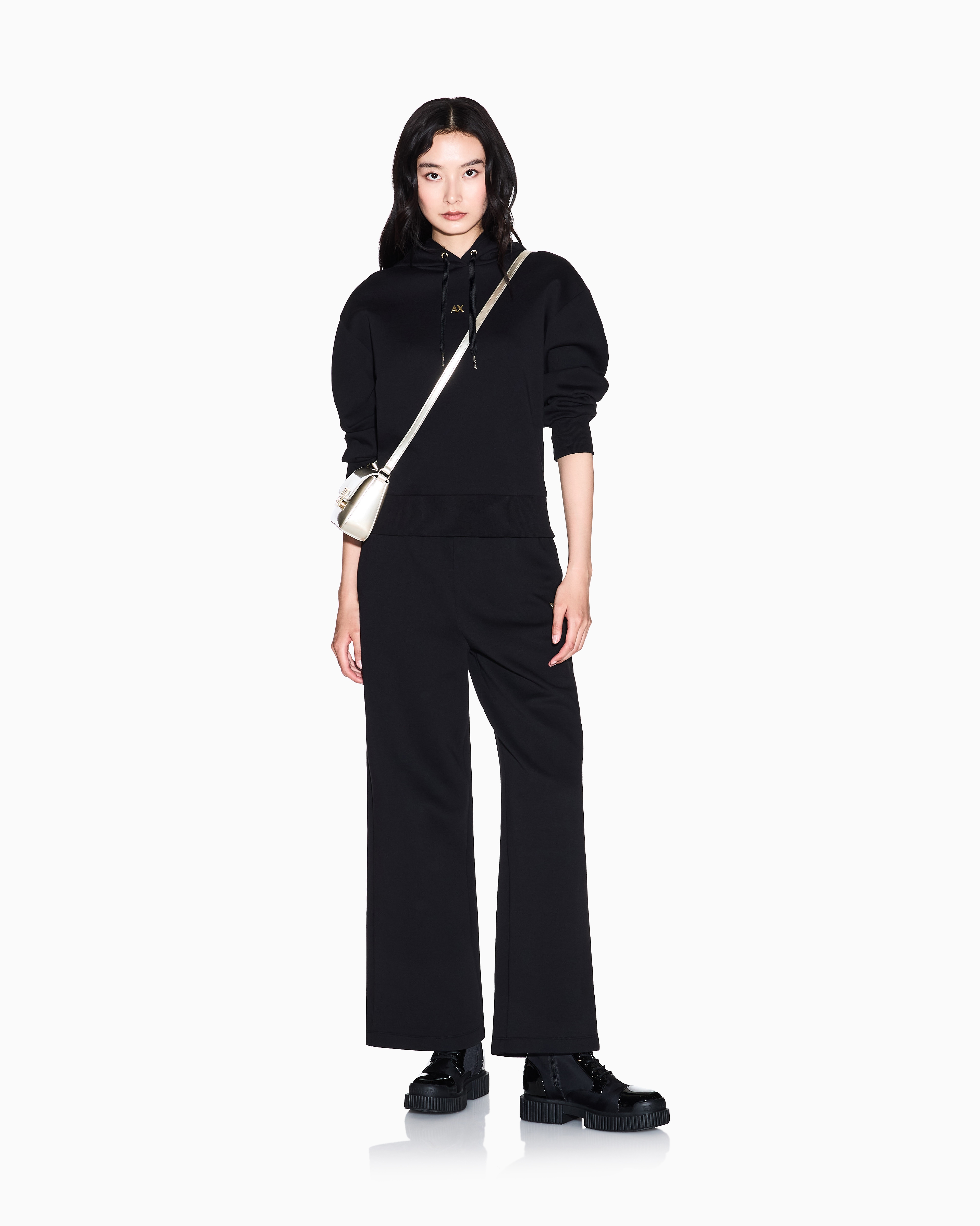 Armani Exchange Hoodies In Black