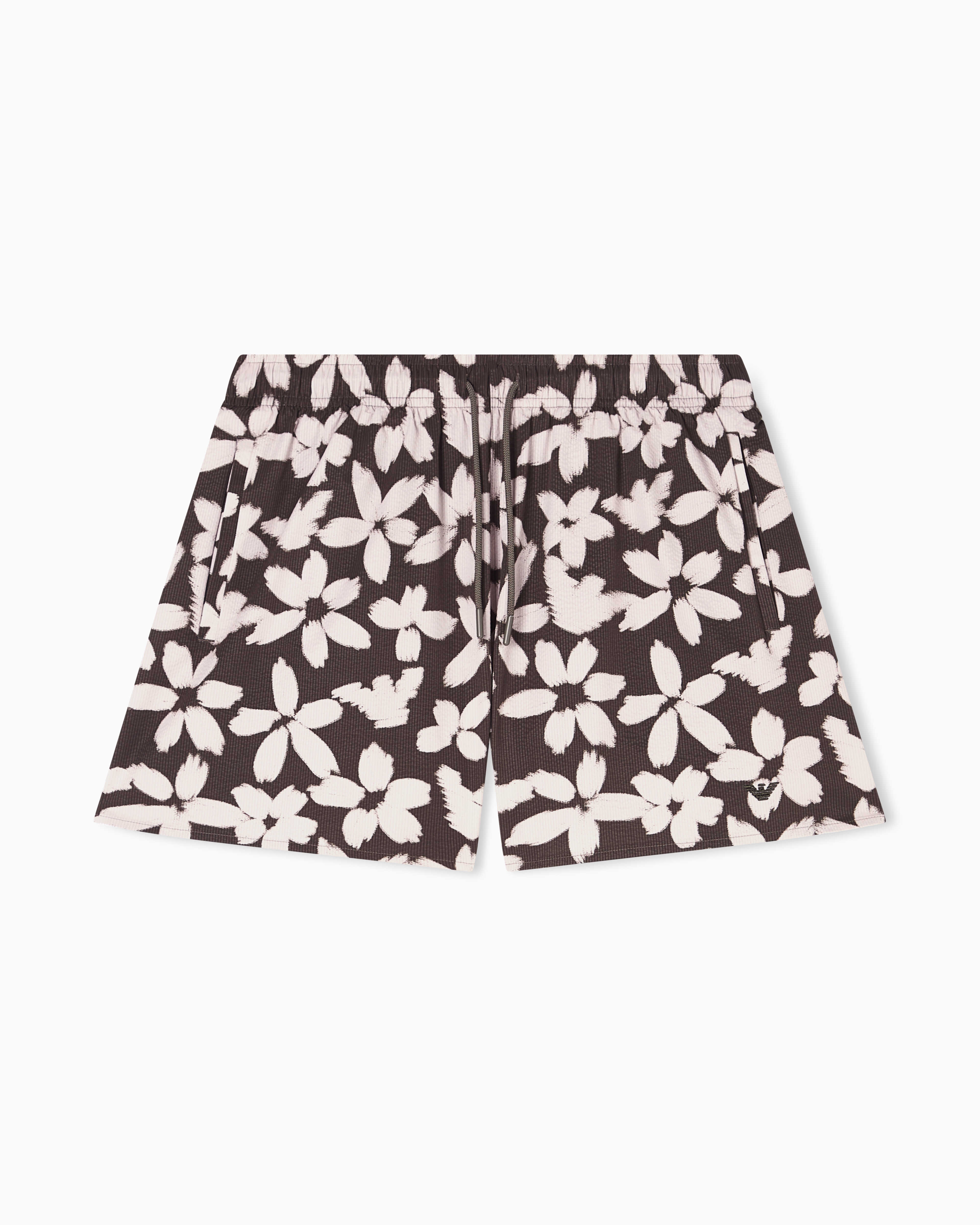 Emporio Armani Costume Shorts Fantasia Flower Eagle