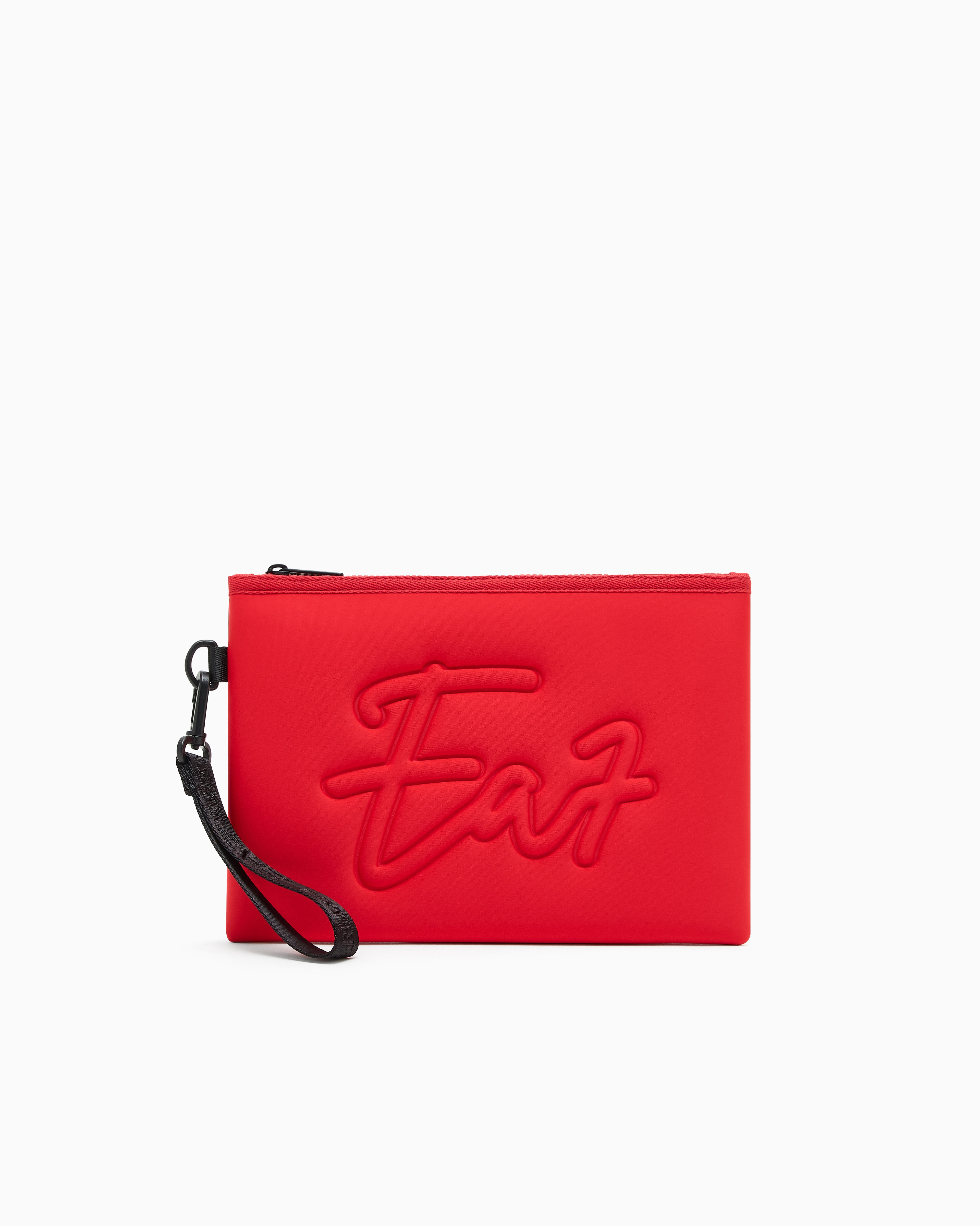 Ea7 Red Neoprene Pouch