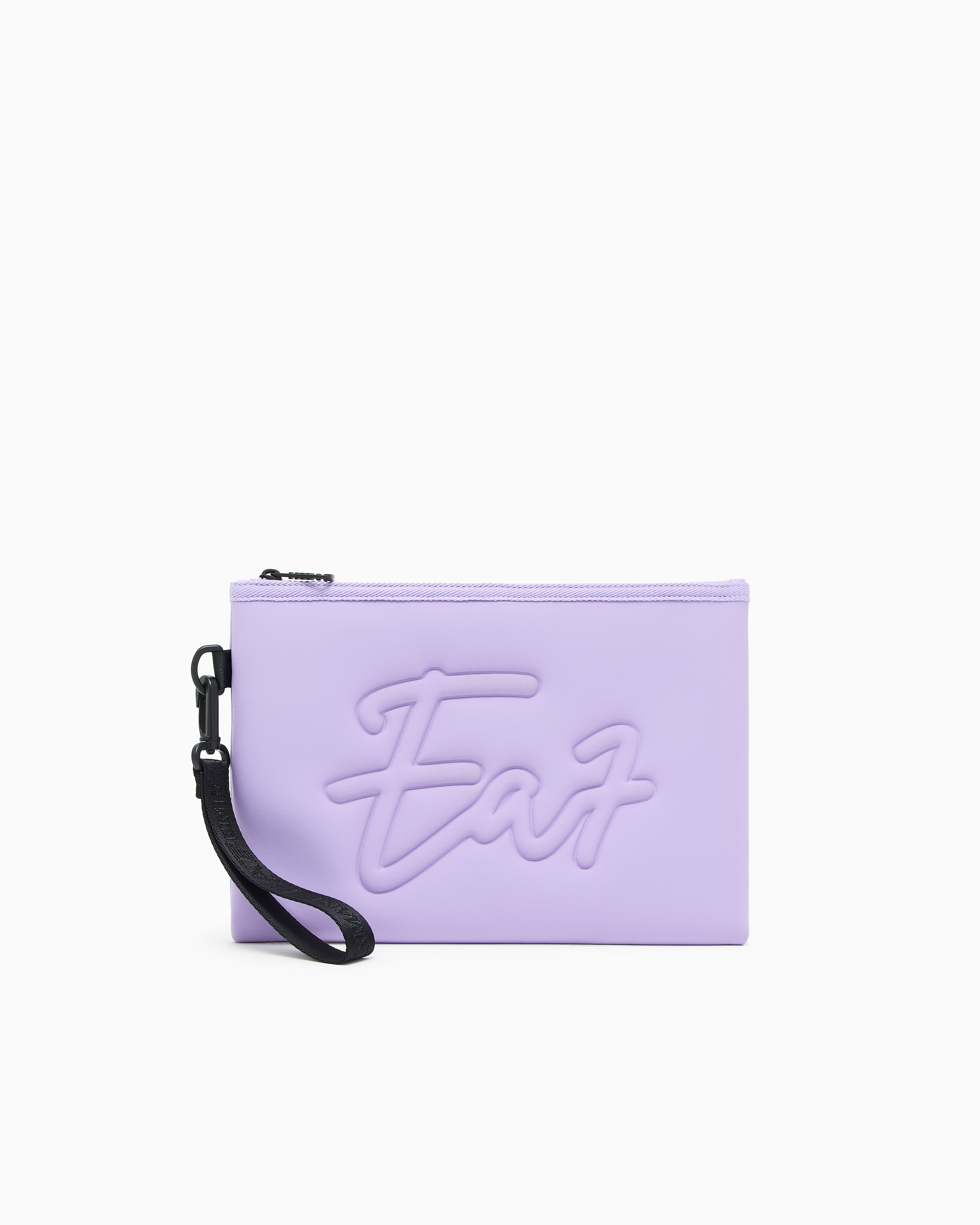Ea7 Purple Neoprene Pouch