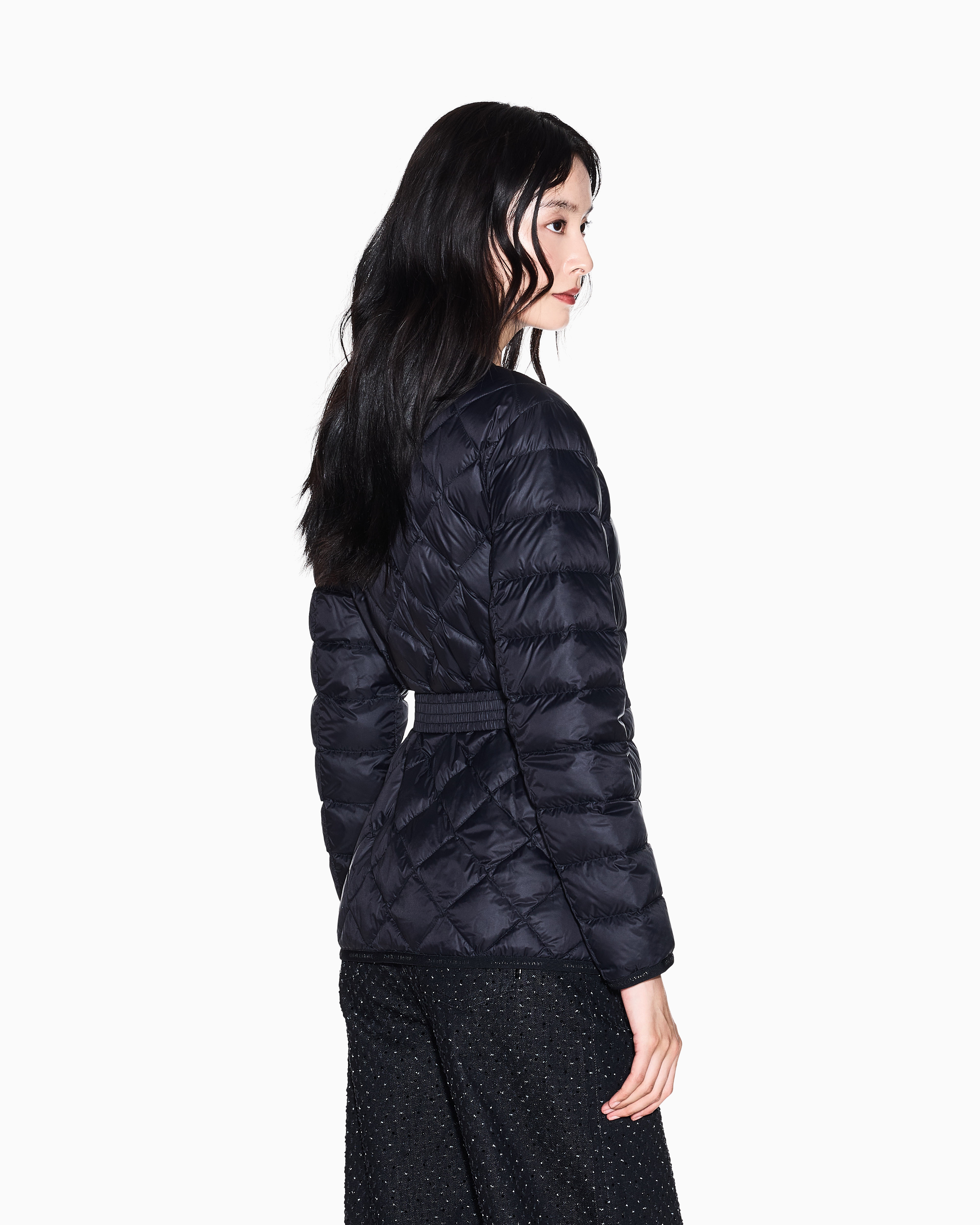 Armani Exchange Down Jackets In Black