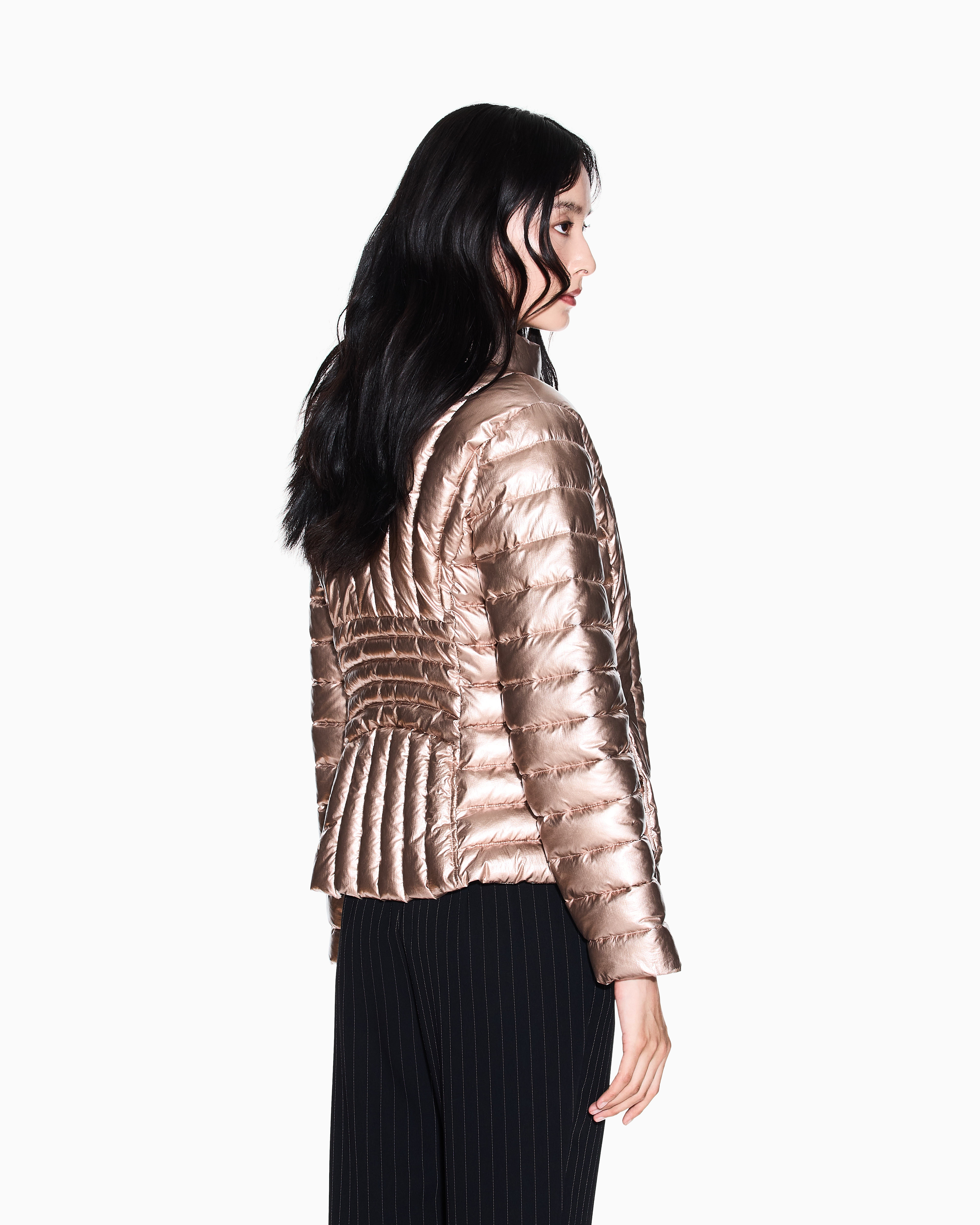 Laminated taffeta jacket