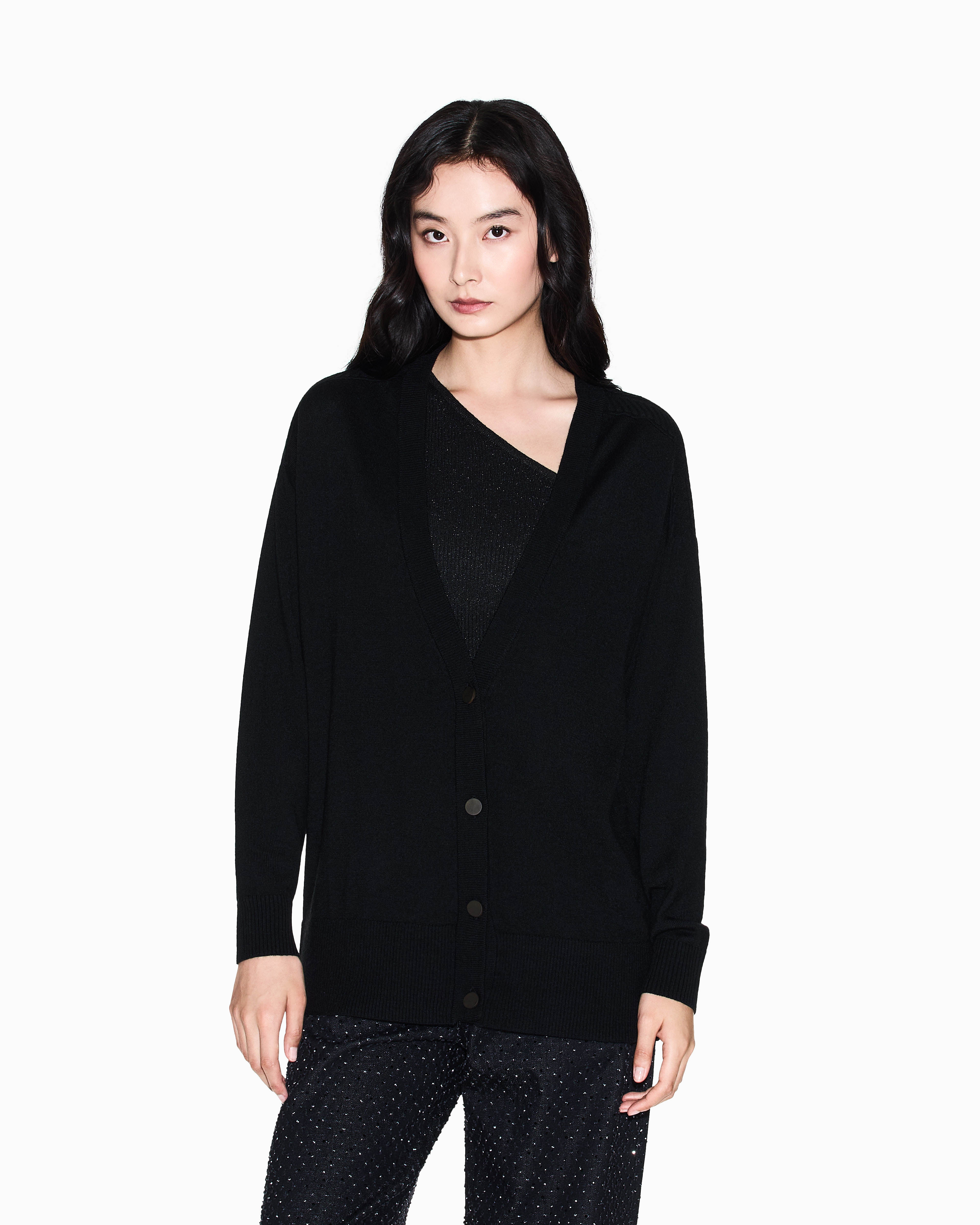 Cardigan technical fabric